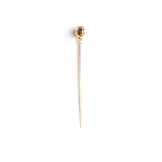 Gold tie pin, first half of the 20th Century.