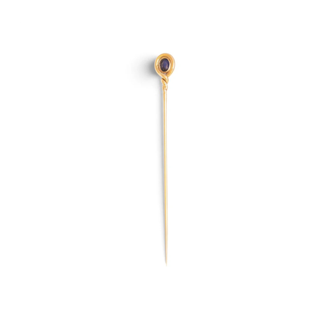 Gold tie pin, first half of the 20th Century.