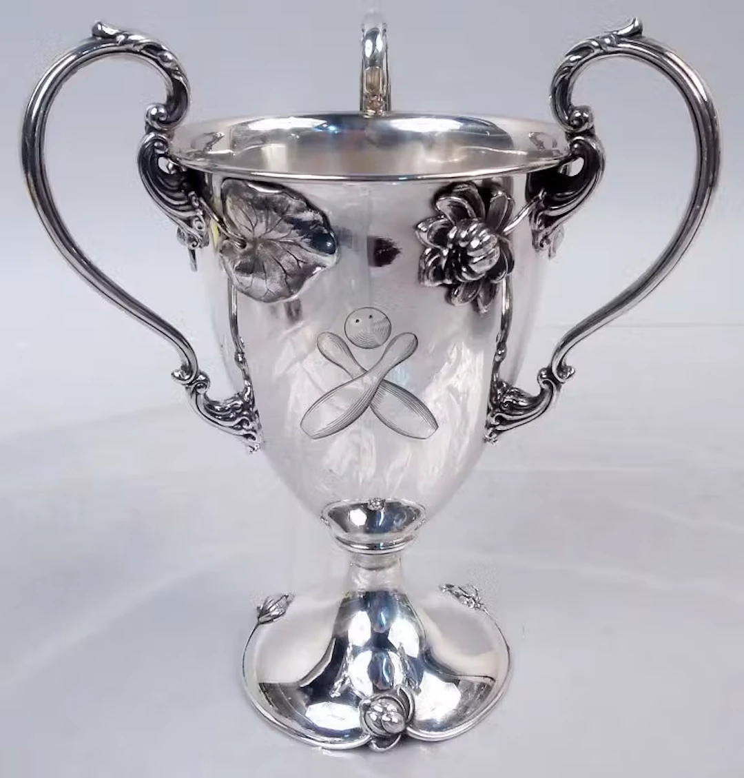 Antique Shreve Art Nouveau Brooklyn Bowling Club Trophy Cup