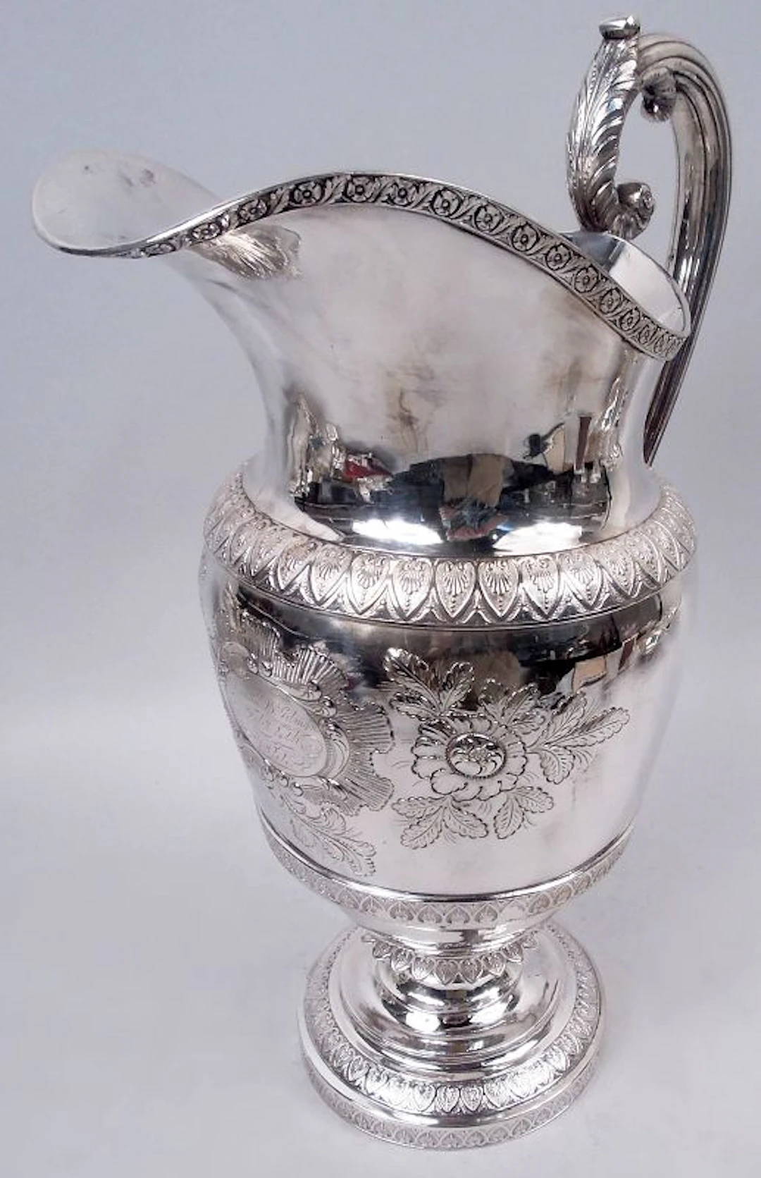 Baldwin Gardiner New York Classical Coin Silver Ewer