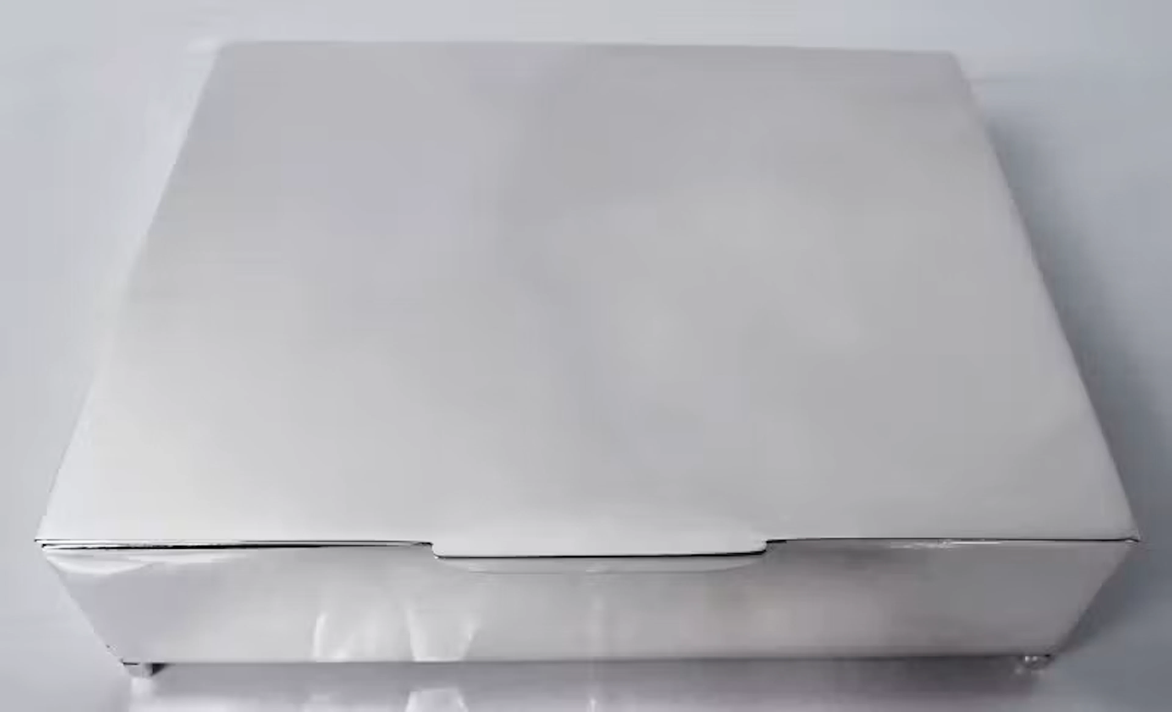 Stylish Midcentury Modern Sterling Silver Box