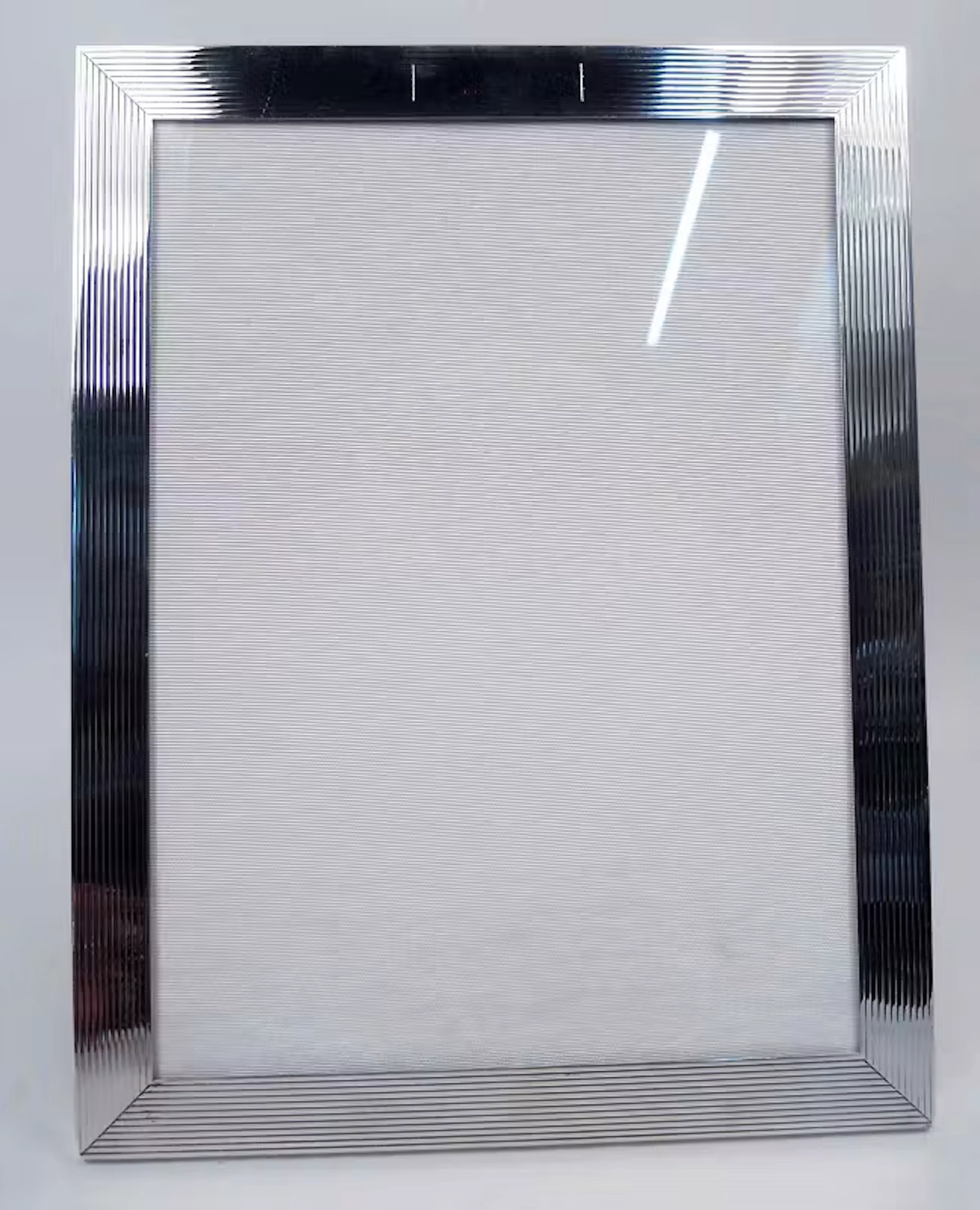 Large American Midcentury Classical Sterling Silver Picture Frame