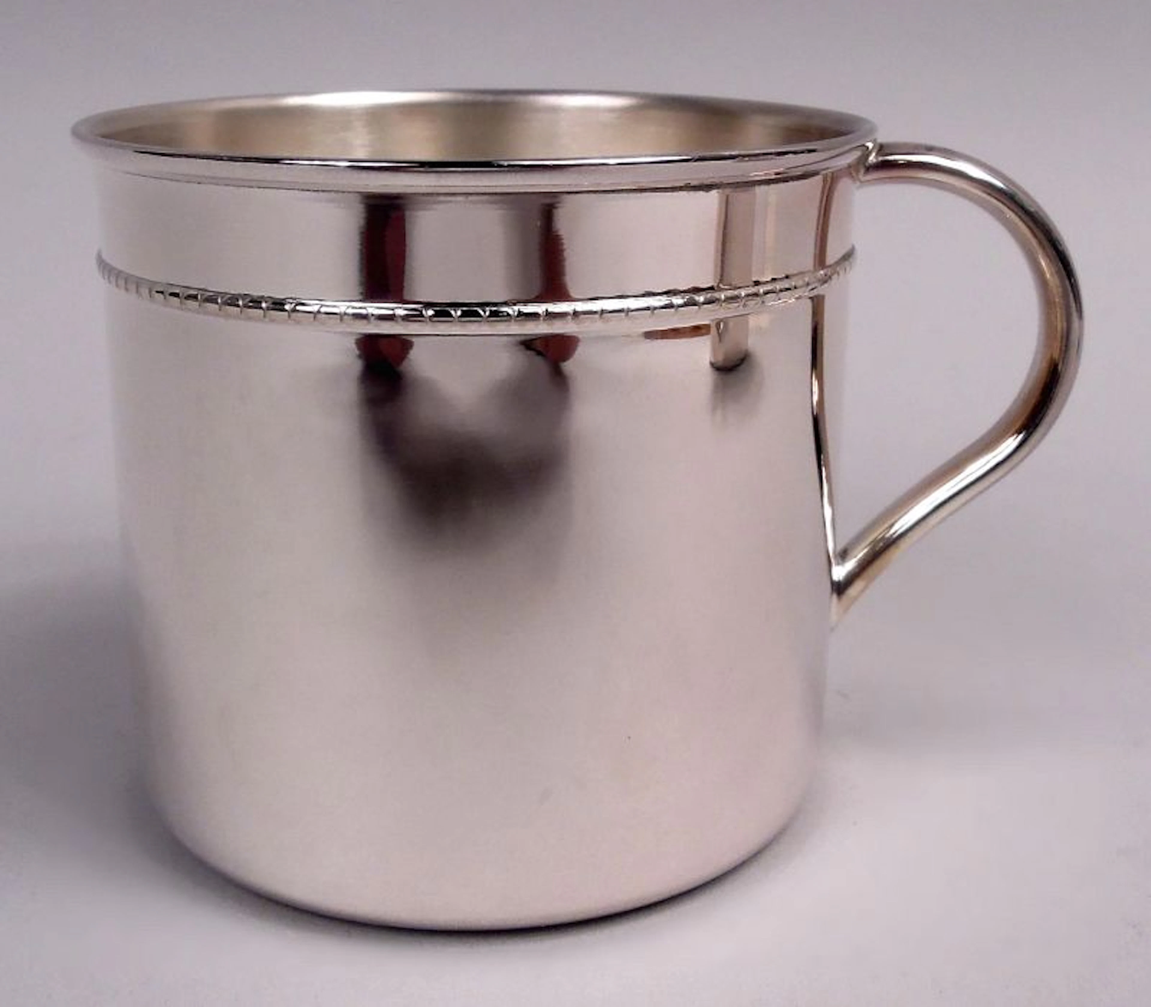 Italian Modern Sterling Silver Baby Cup