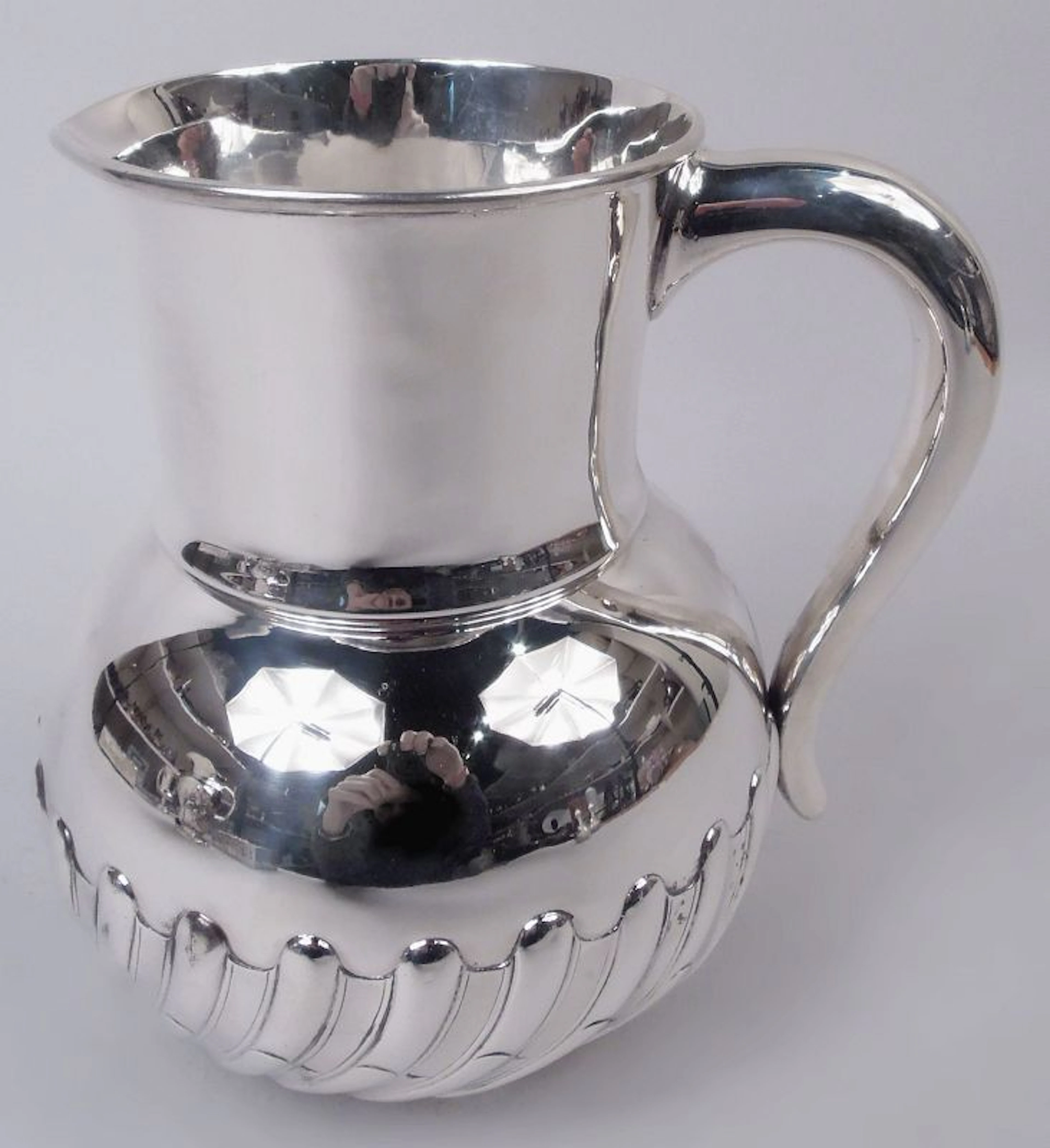 Antique Gorham Victorian Classical Sterling Silver Water Pitcher 1887