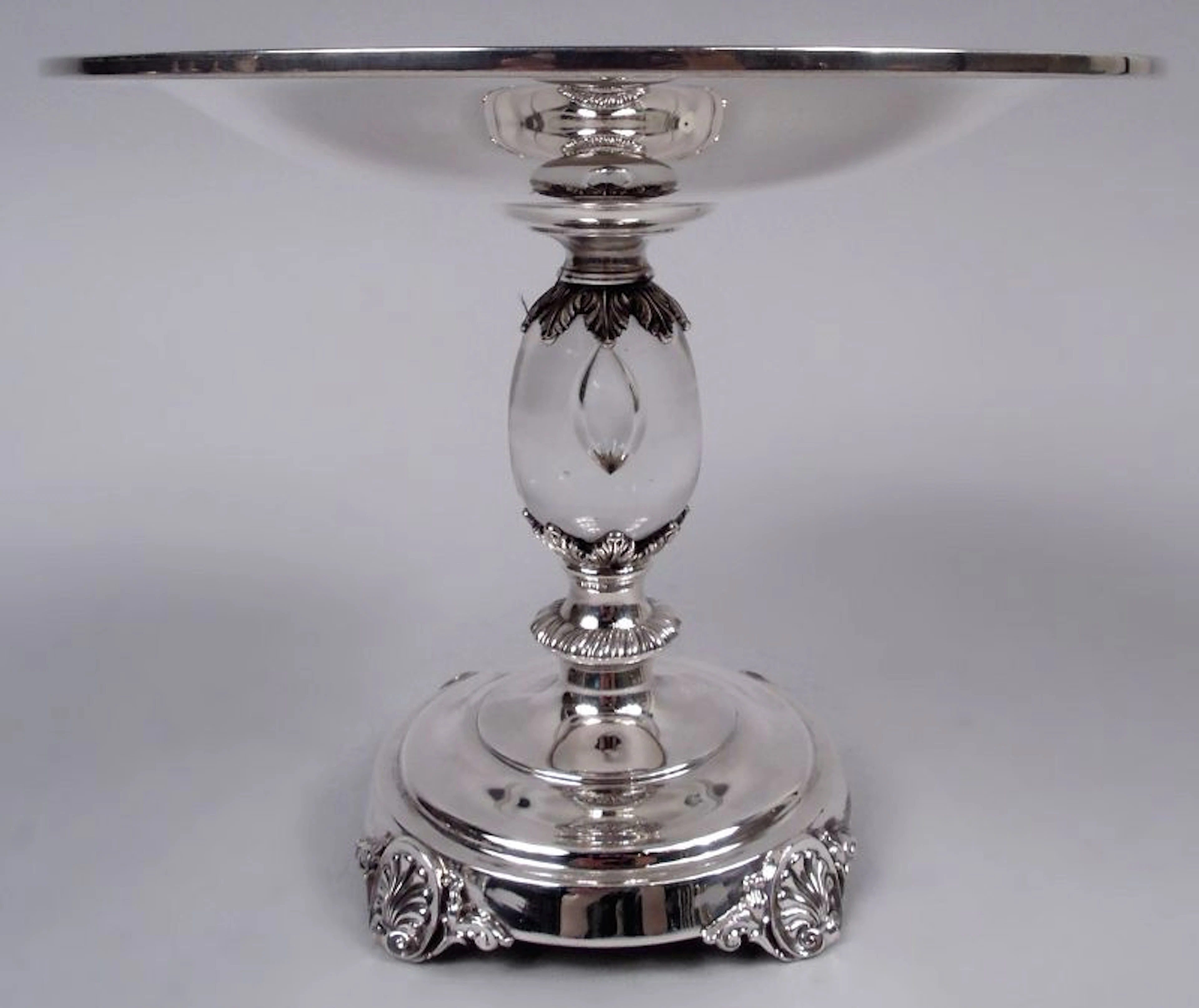 Quaker Edwardian Classical Compote in Stirling Castle Pattern