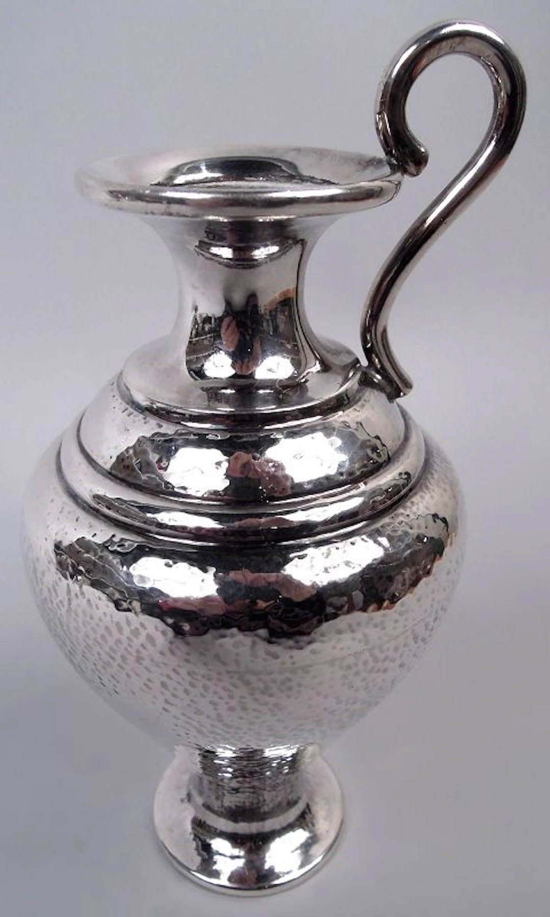 Lalaounis Modern Classical Sterling Silver Amphora Jug Vase