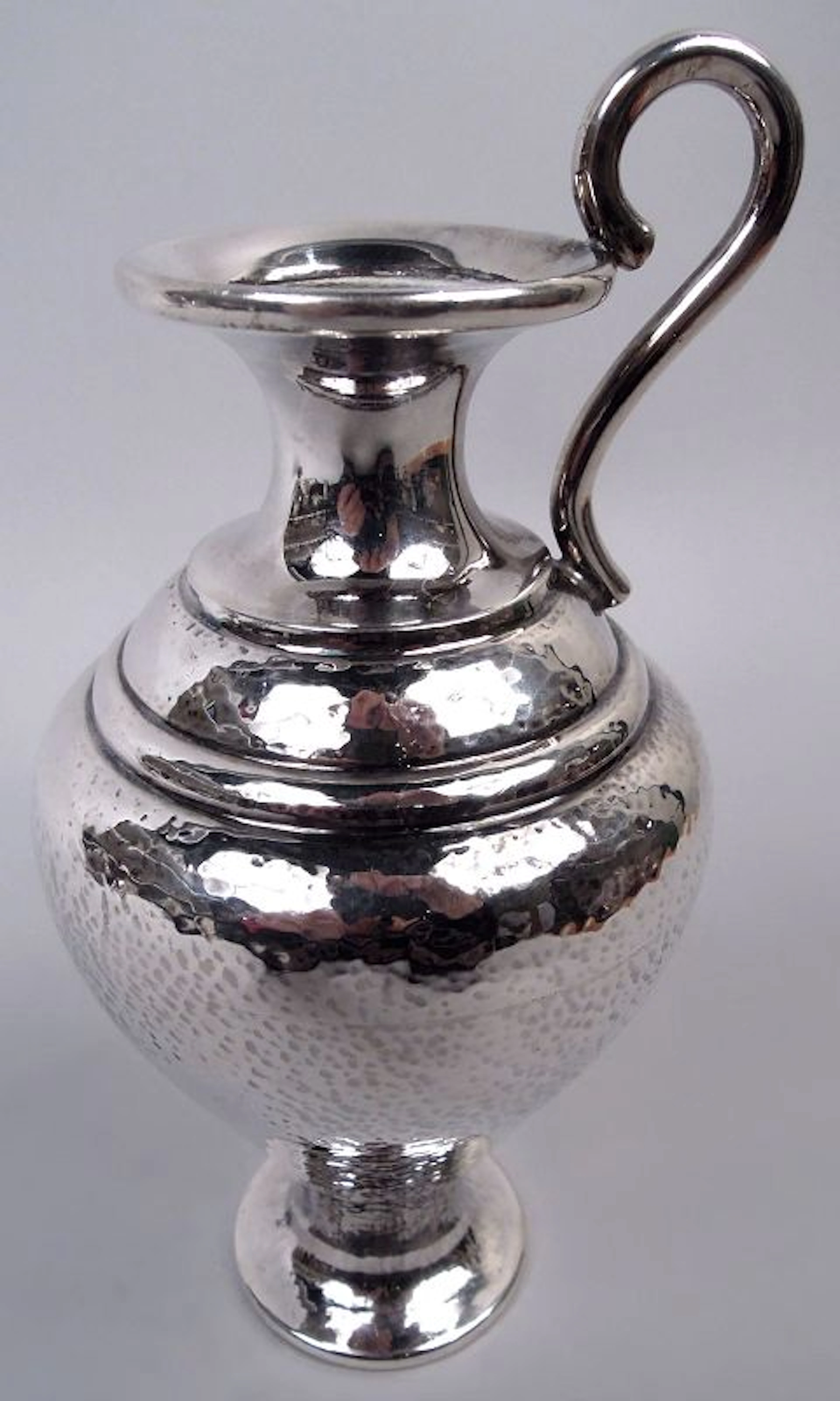 Lalaounis Modern Classical Sterling Silver Amphora Jug Vase