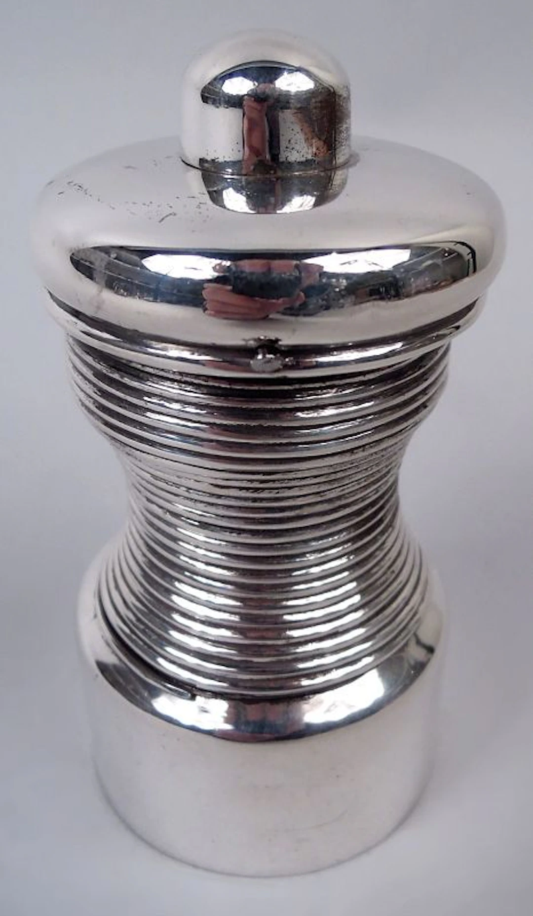 Hector Aguilar Taxco Midcentury Sterling Silver Pepper Grinder