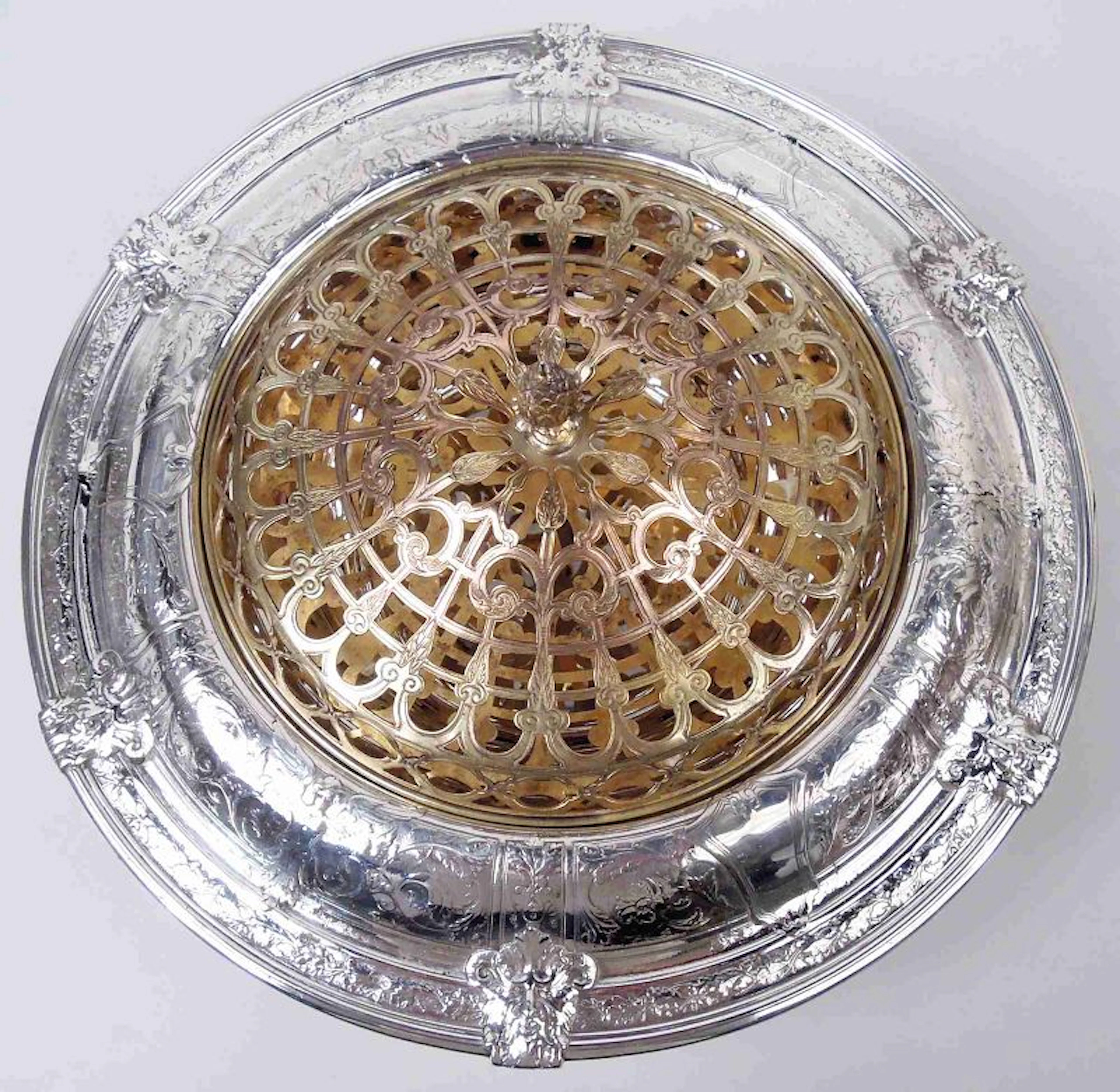 Gorham Florenz Sterling Silver Centerpiece Flower Bowl 1924