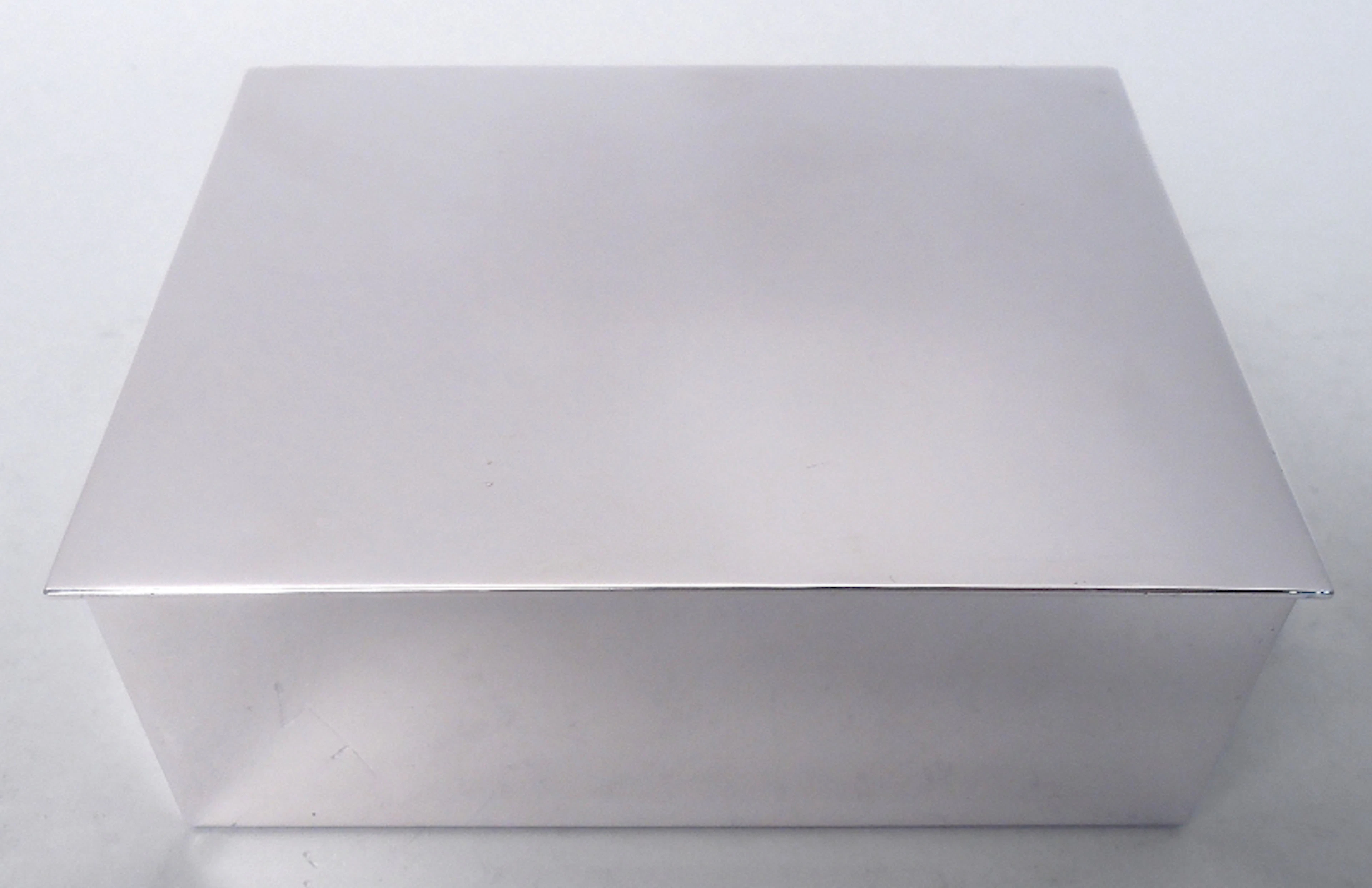 Tiffany Midcentury Modern Sterling Silver Box