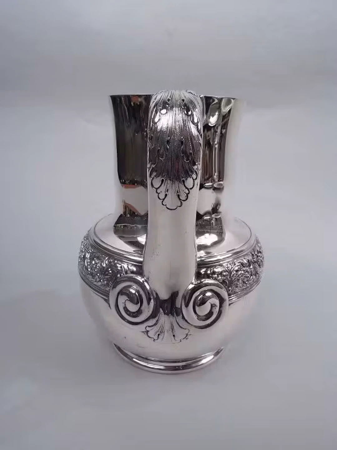 Antique Tiffany Victorian Classical Sterling Silver Water Pitcher
