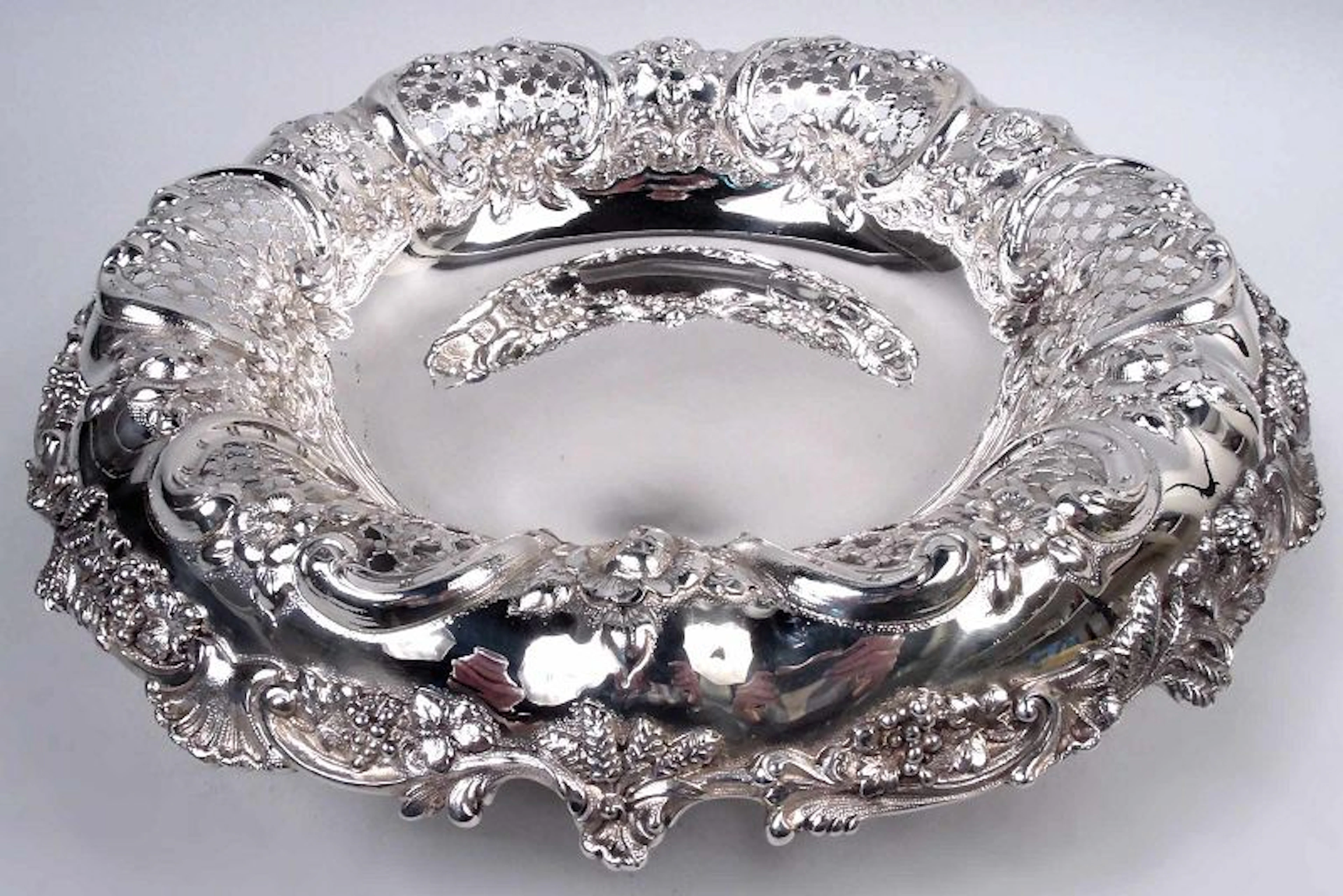 Antique Tiffany Victorian Classical Sterling Silver Centerpiece Bowl