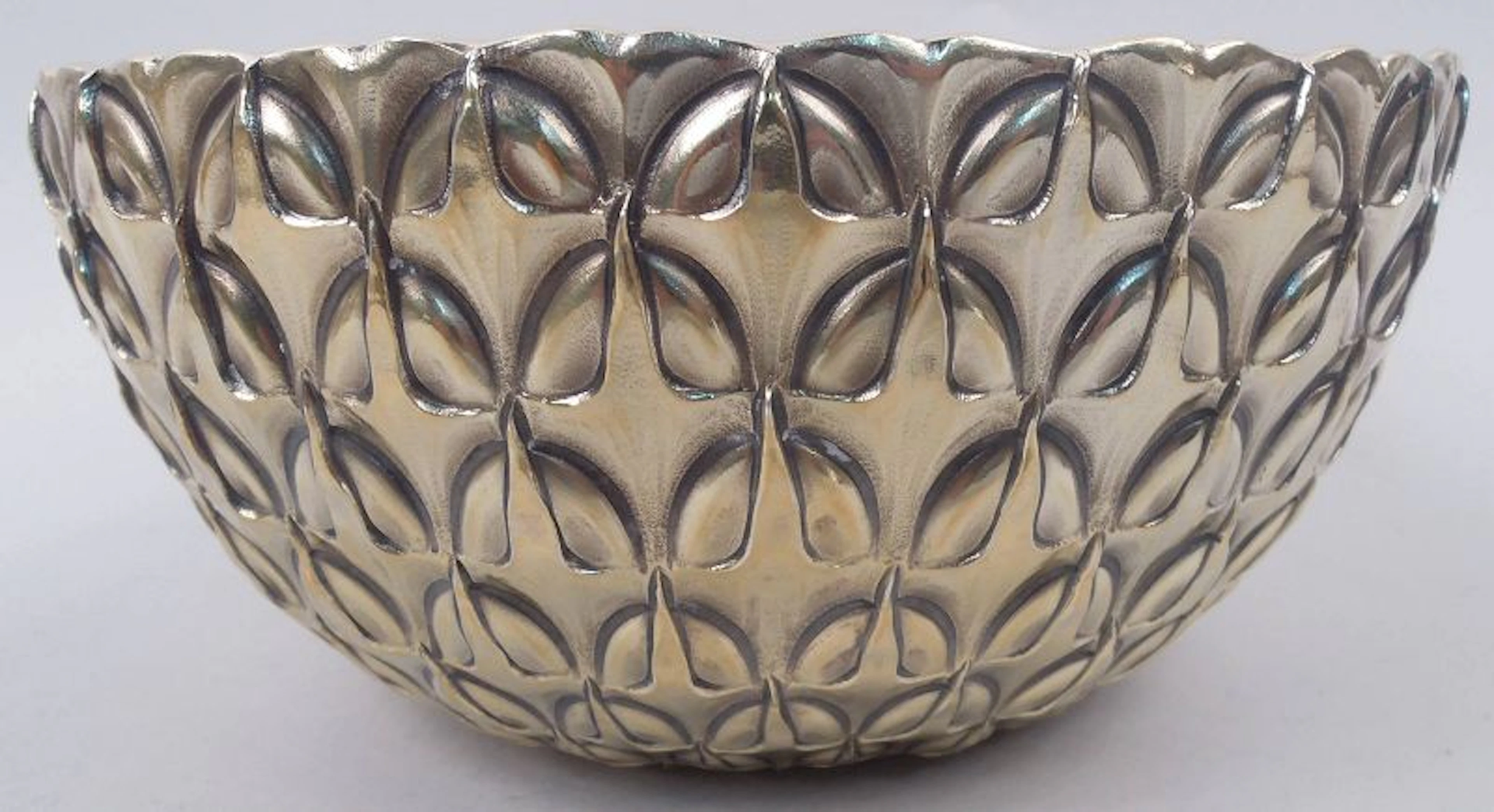 Tiffany Modern Classical Gilt Sterling Silver Bowl