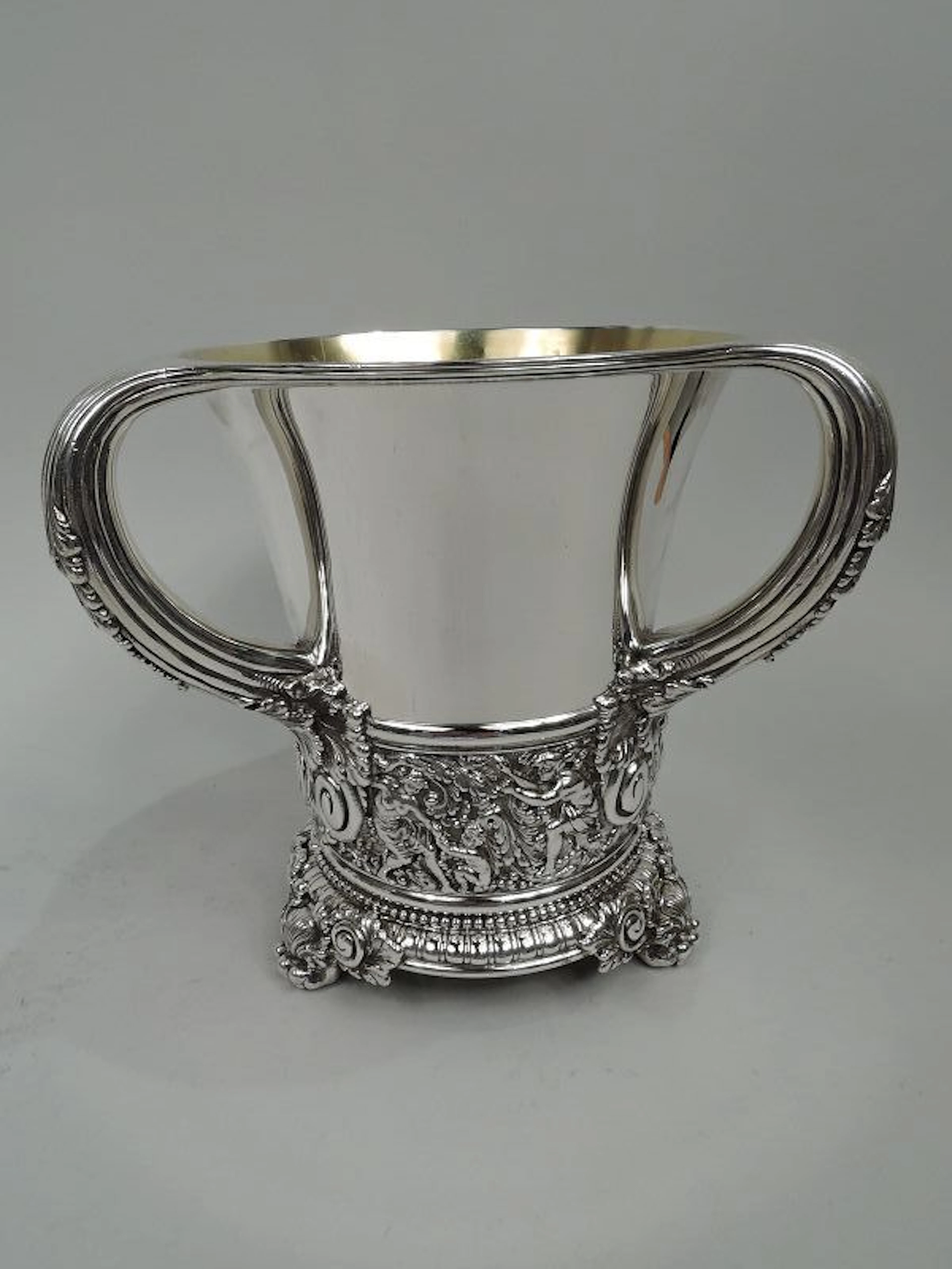 Sumptuous Tiffany Wine Cooler in Beaux-Arts Olympian Pattern