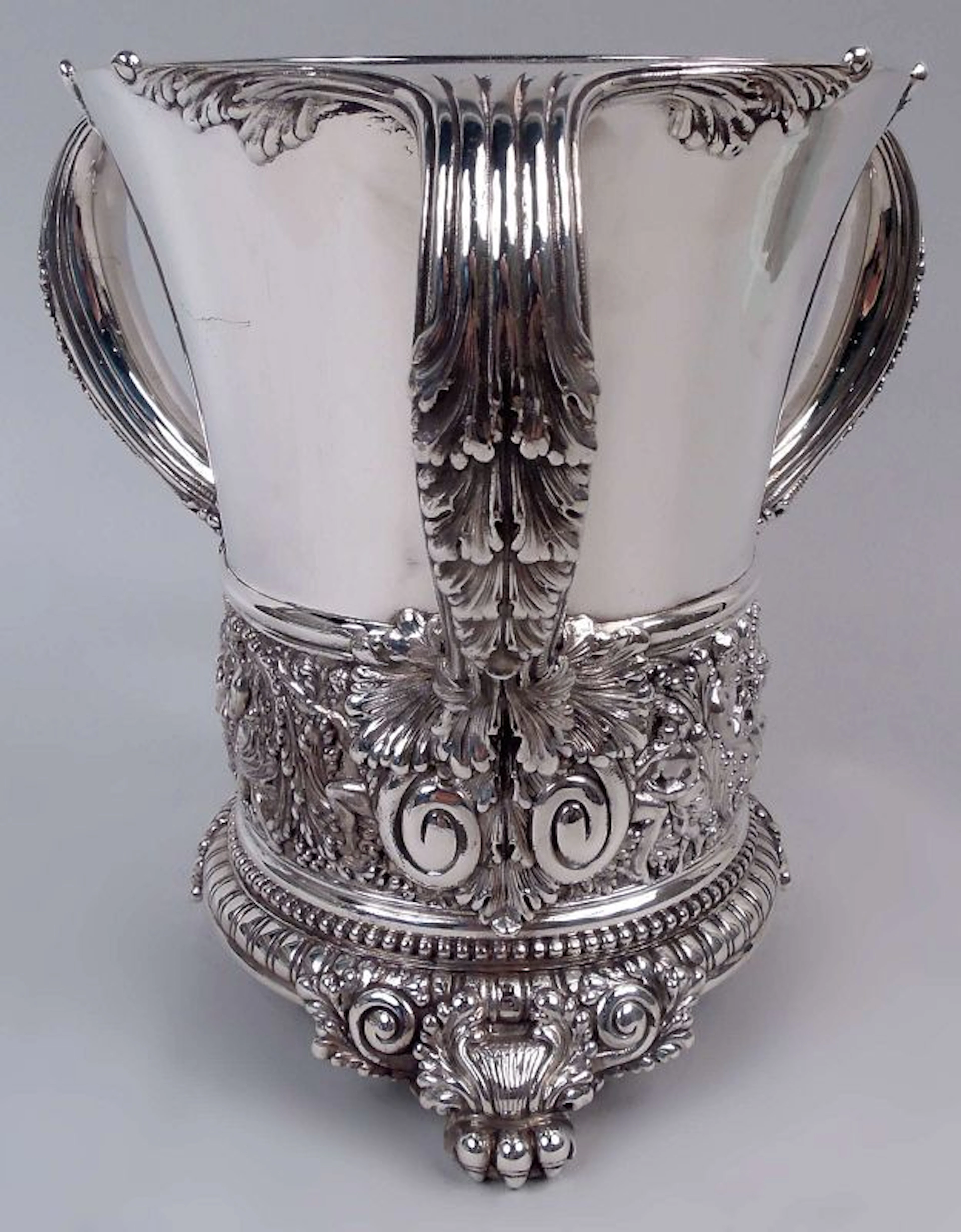 Sumptuous Tiffany Wine Cooler in Beaux-Arts Olympian Pattern
