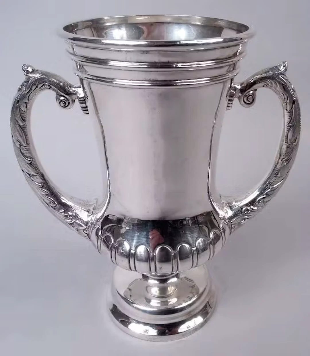 Antique American Edwardian Neoclassical Sterling Silver 7-Inch Trophy