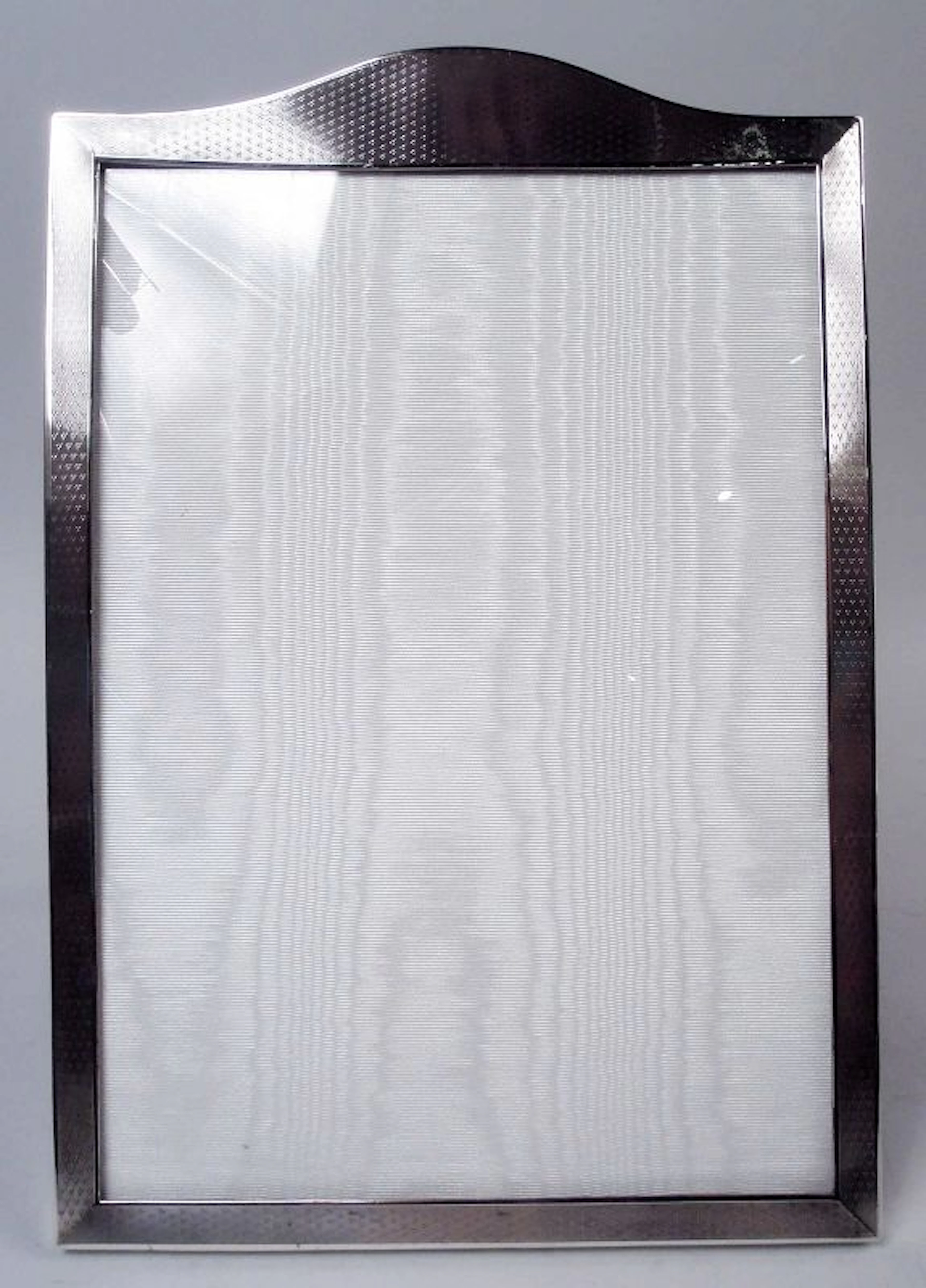 Antique Scottish Art Deco Sterling Silver Picture Frame 1923