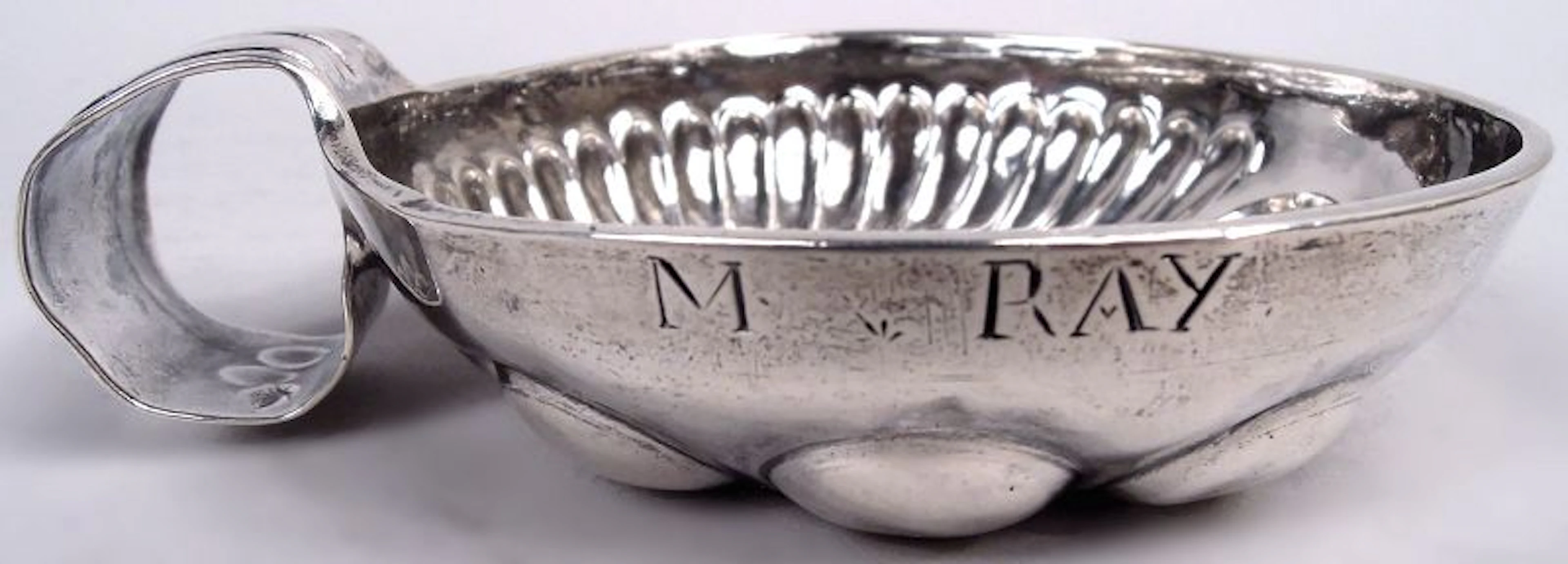 French Provincial Restauration Silver Wine Taster