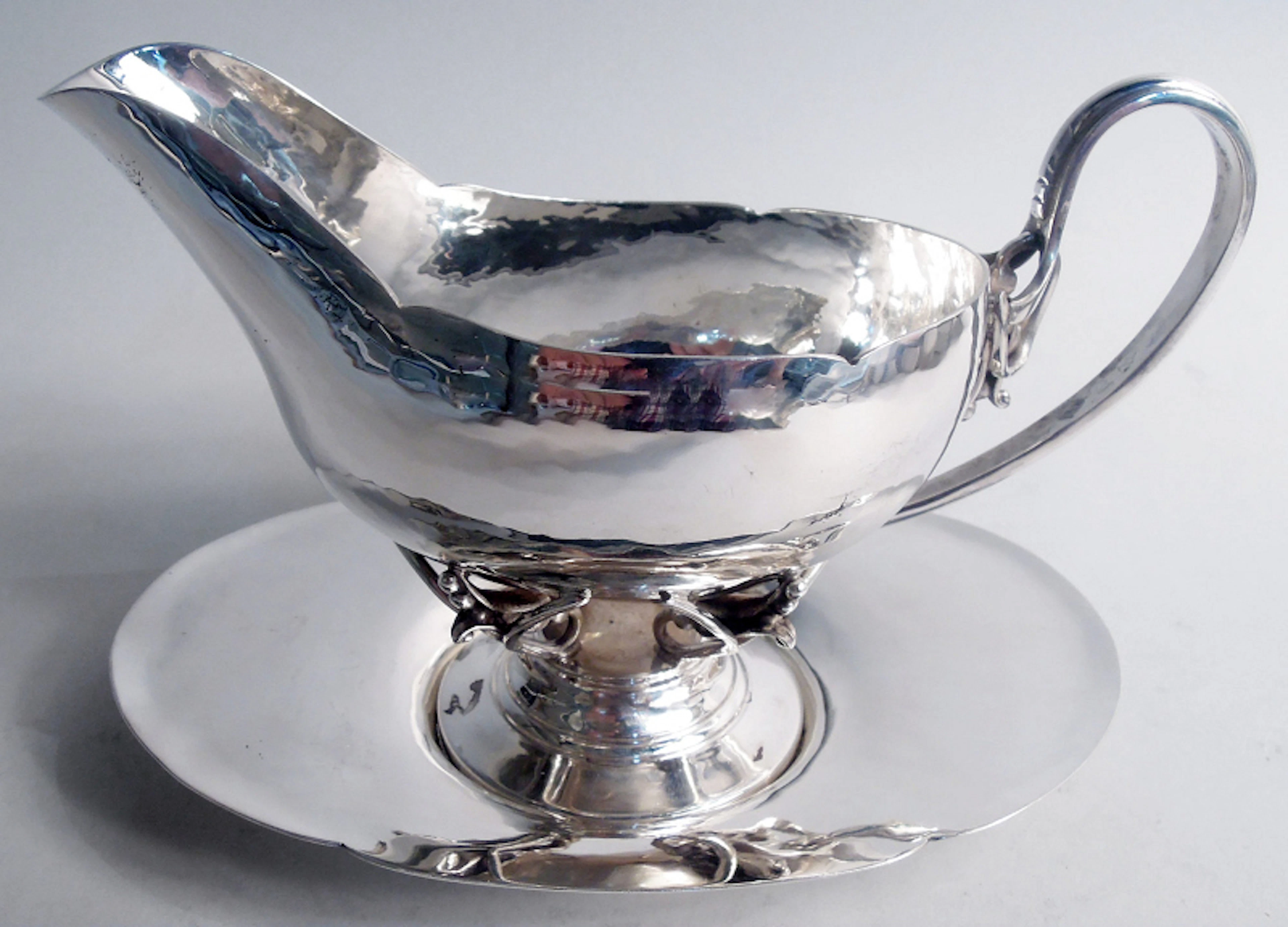 De Matteo Gravy Boat on Stand in Danish Modern Style