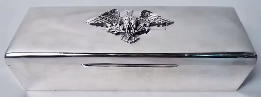 American Sterling Silver Spirit of ’76 Bicentennial Keepsake Box