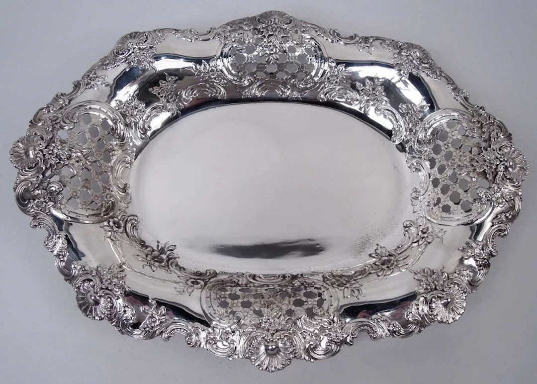 Antique Tiffany American Victorian Classical Sterling Silver Bowl