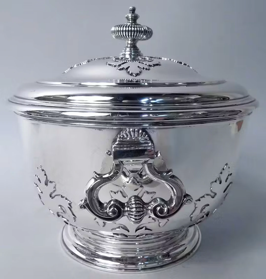 Traditional English Classical Sterling Silver Covered Urn Trophy 1939