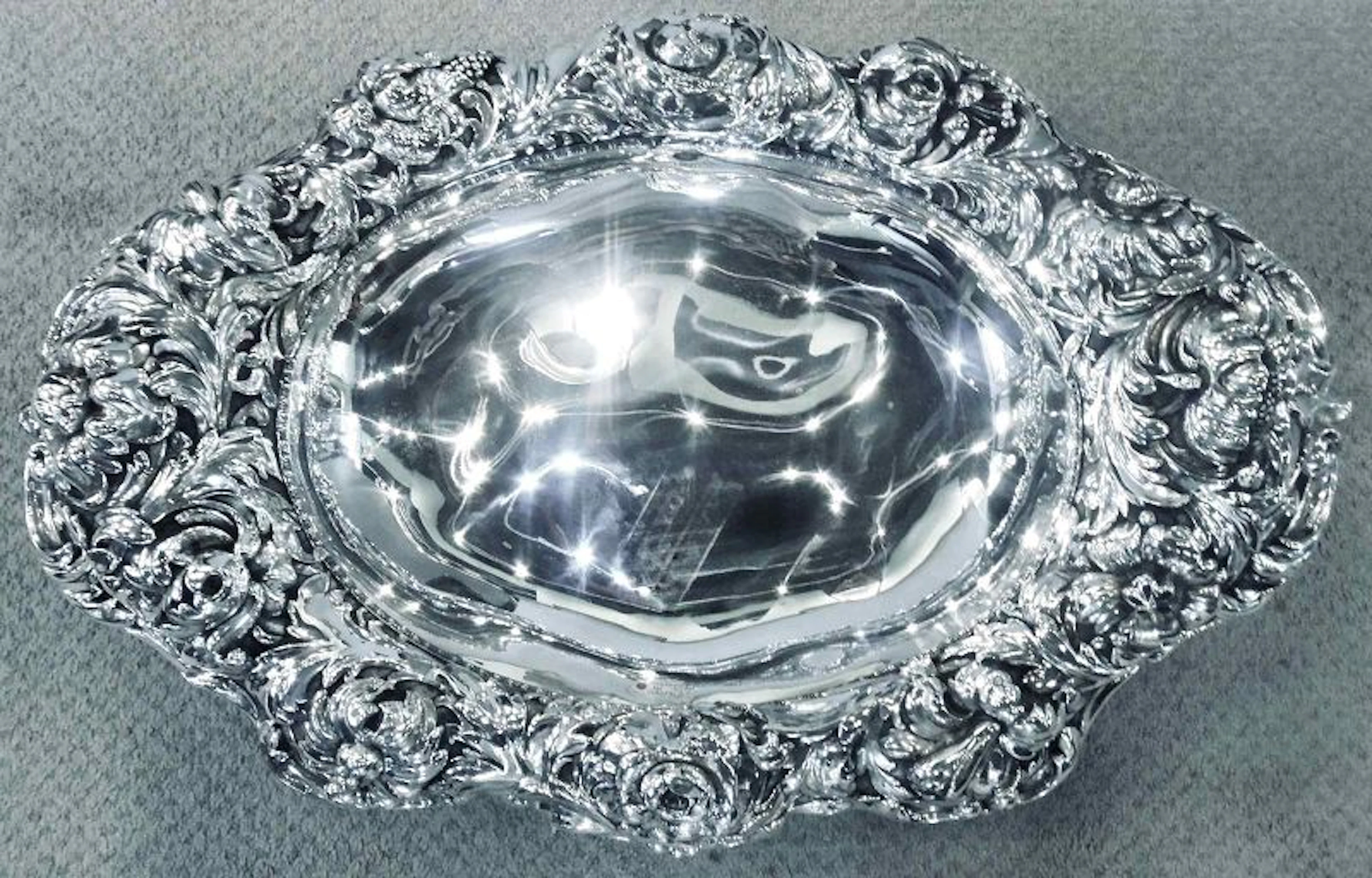 Very Large & Super Sumptuous Tiffany Victorian Centerpiece Bowl