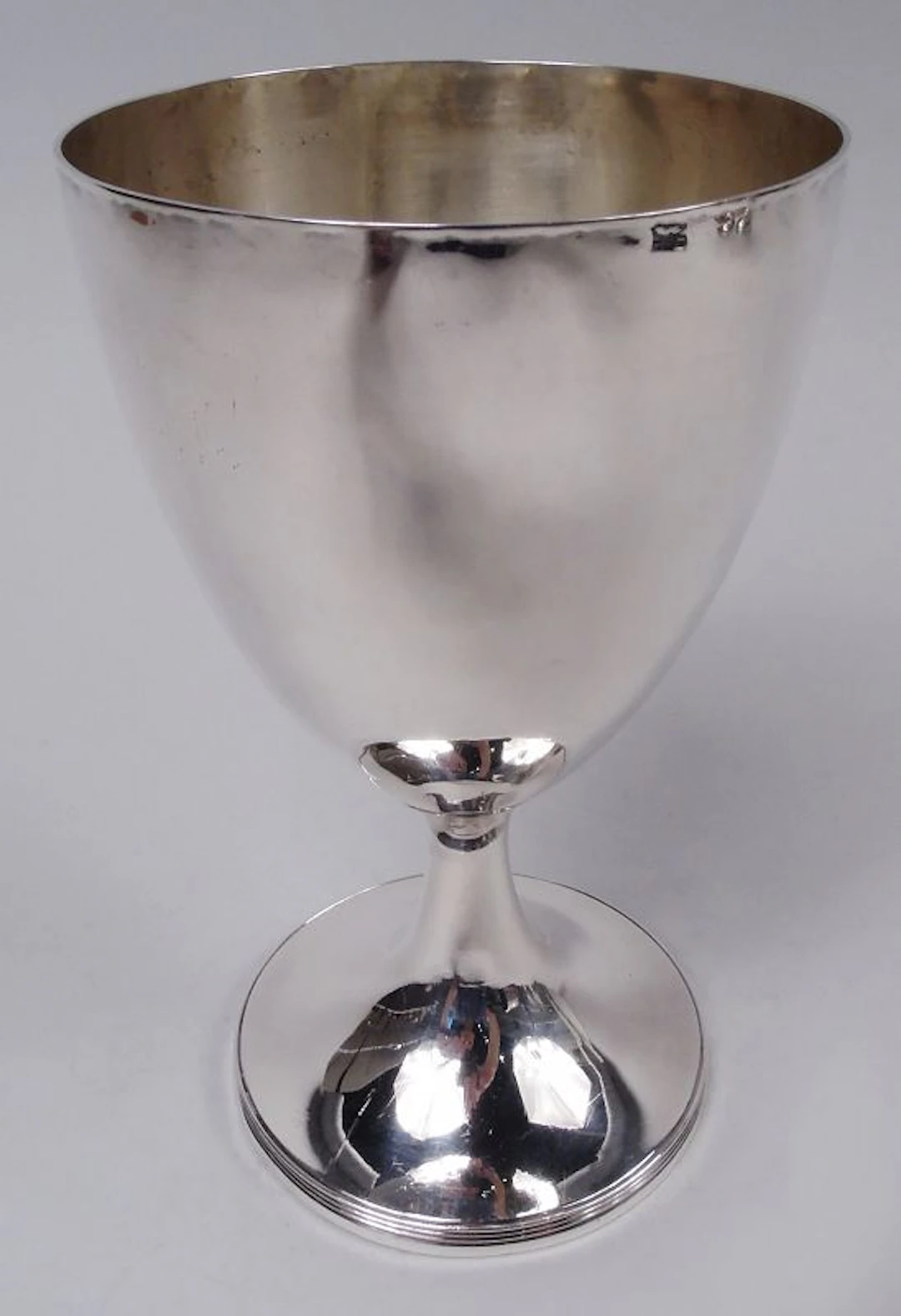 Antique English Georgian Neoclassical Sterling Silver Goblet 1798