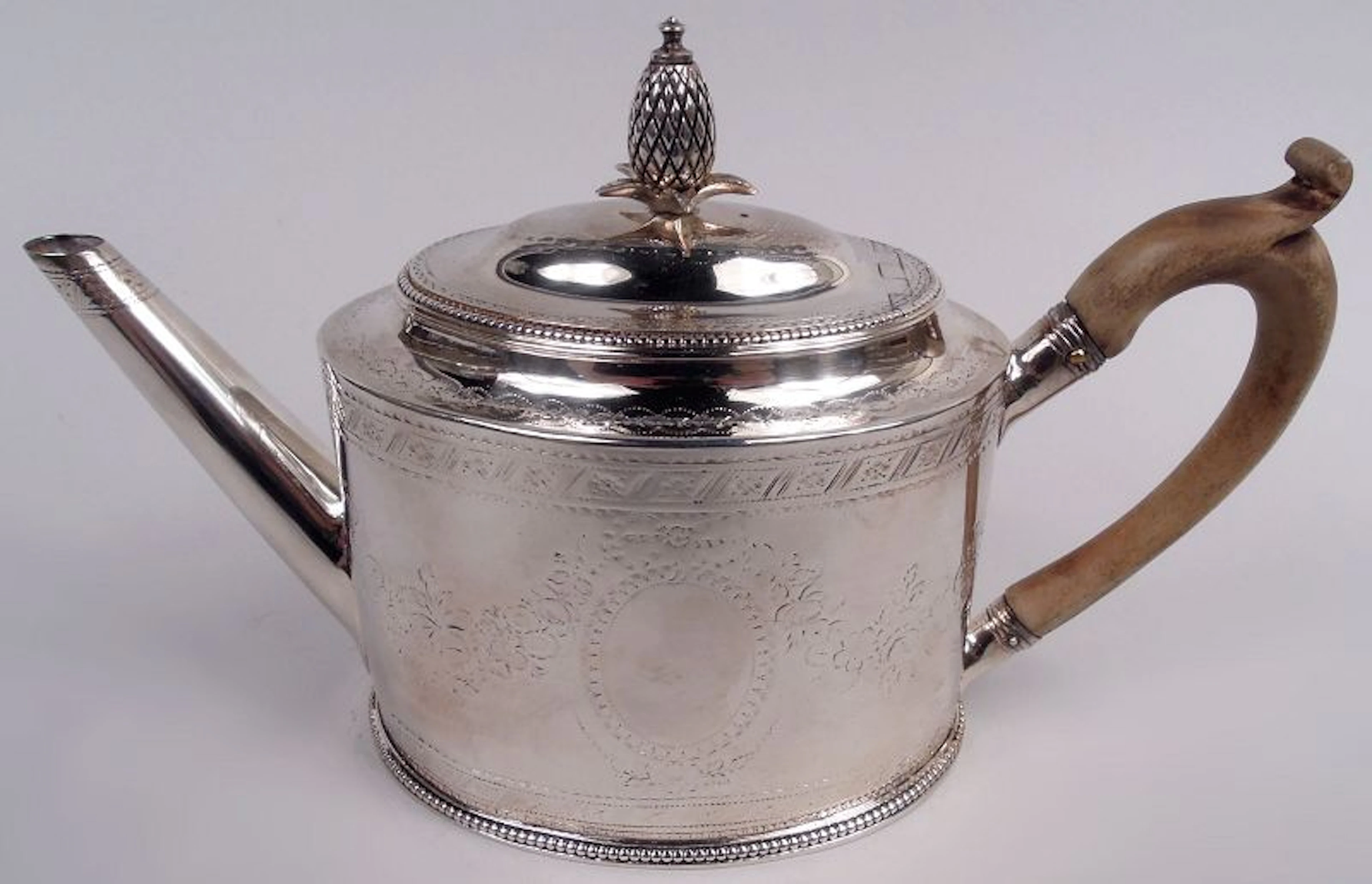 Hester Bateman English Georgian Neoclassical Teapot 1780