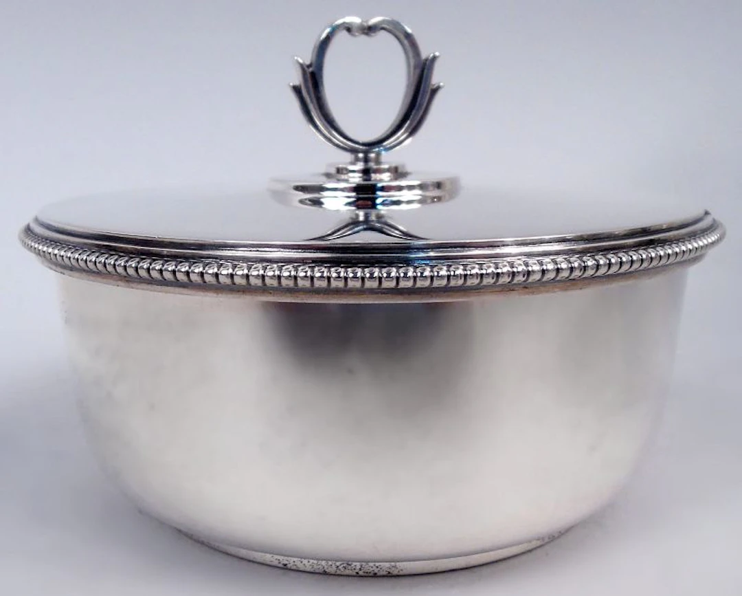 Swedish Modern Classical Sterling Silver Box 1960