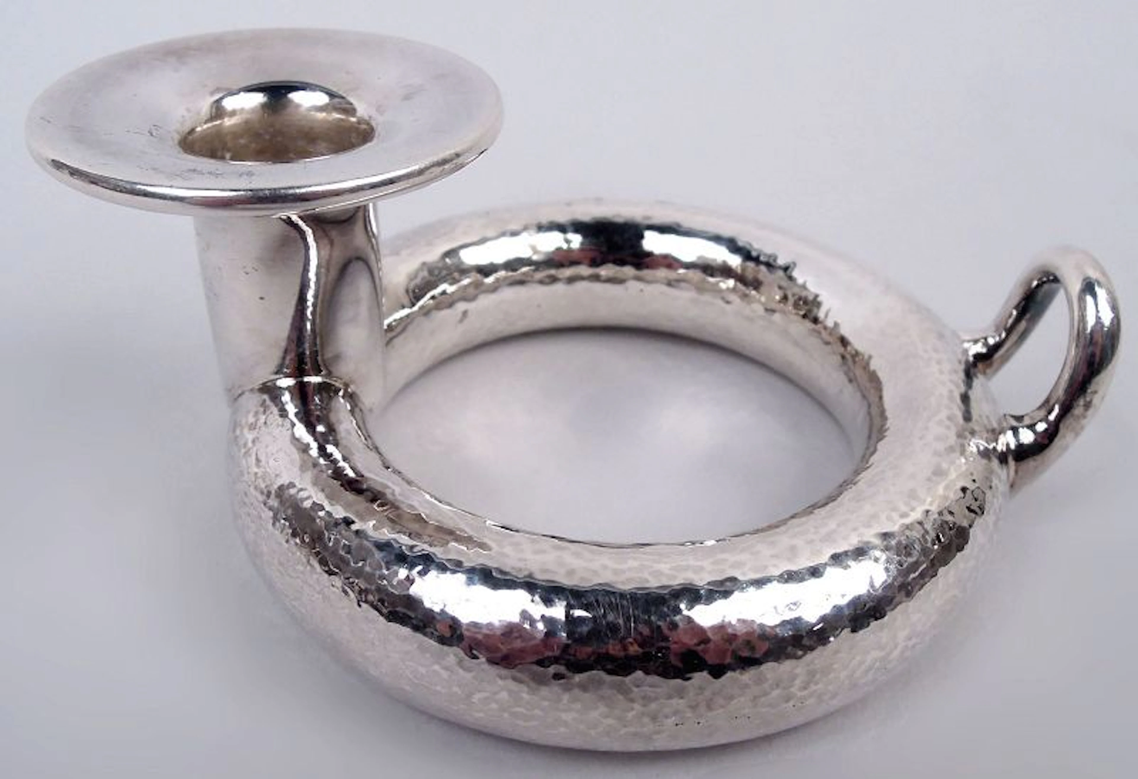 Lalaounis Modern Classical Sterling Silver Chamberstick
