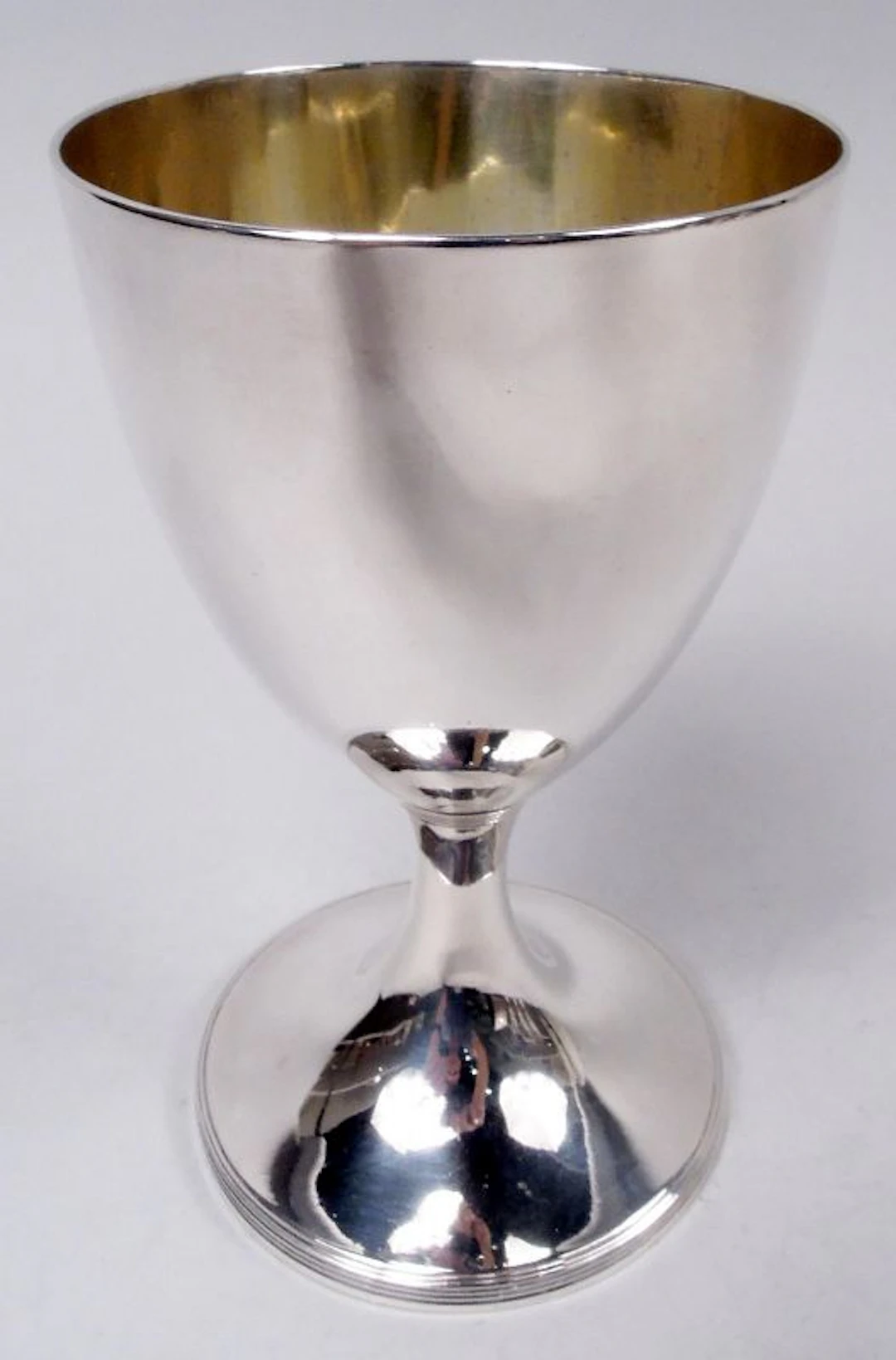 Antique English Georgian Neoclassical Sterling Silver Goblet 1803