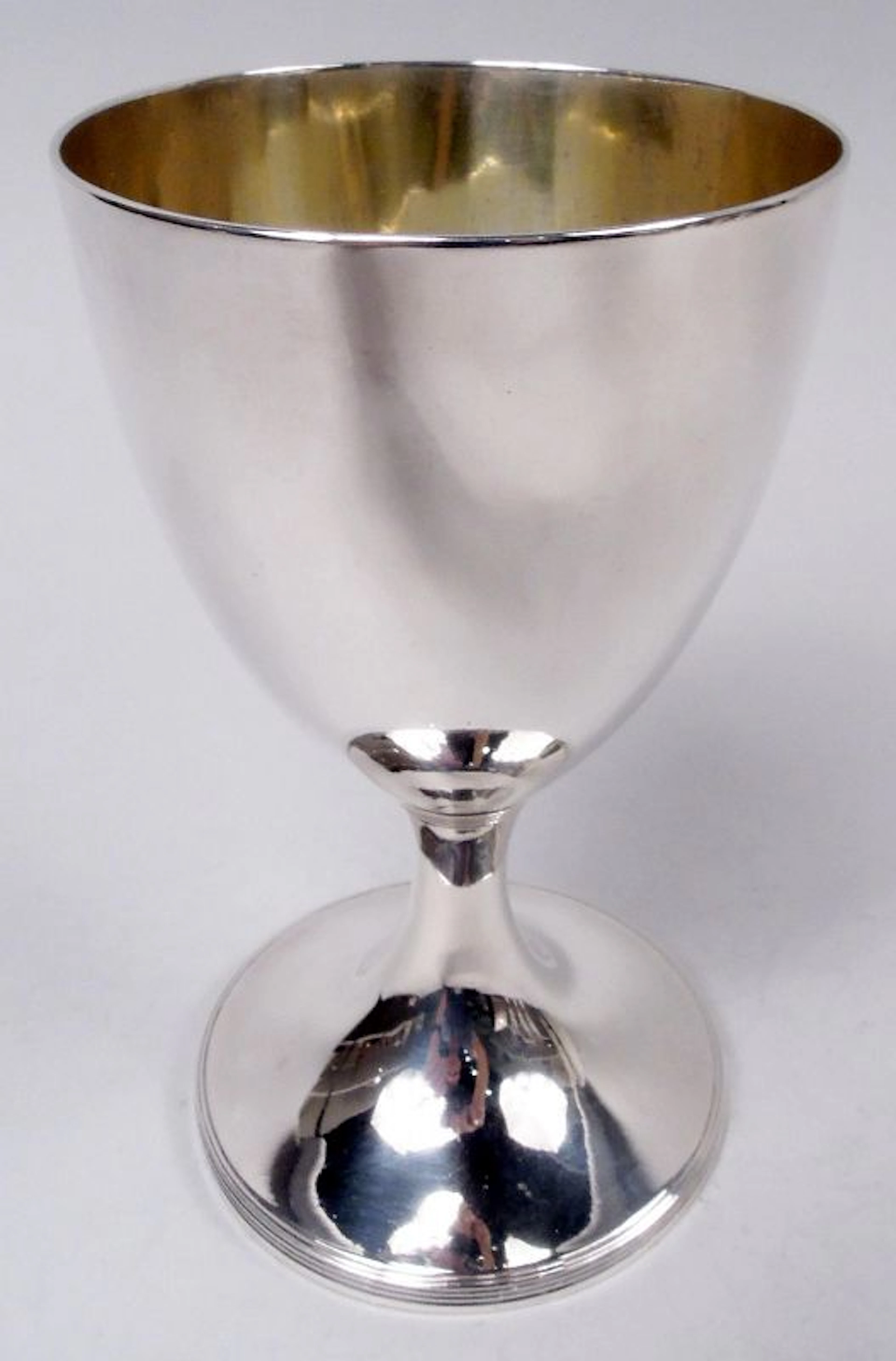Antique English Georgian Neoclassical Sterling Silver Goblet 1803