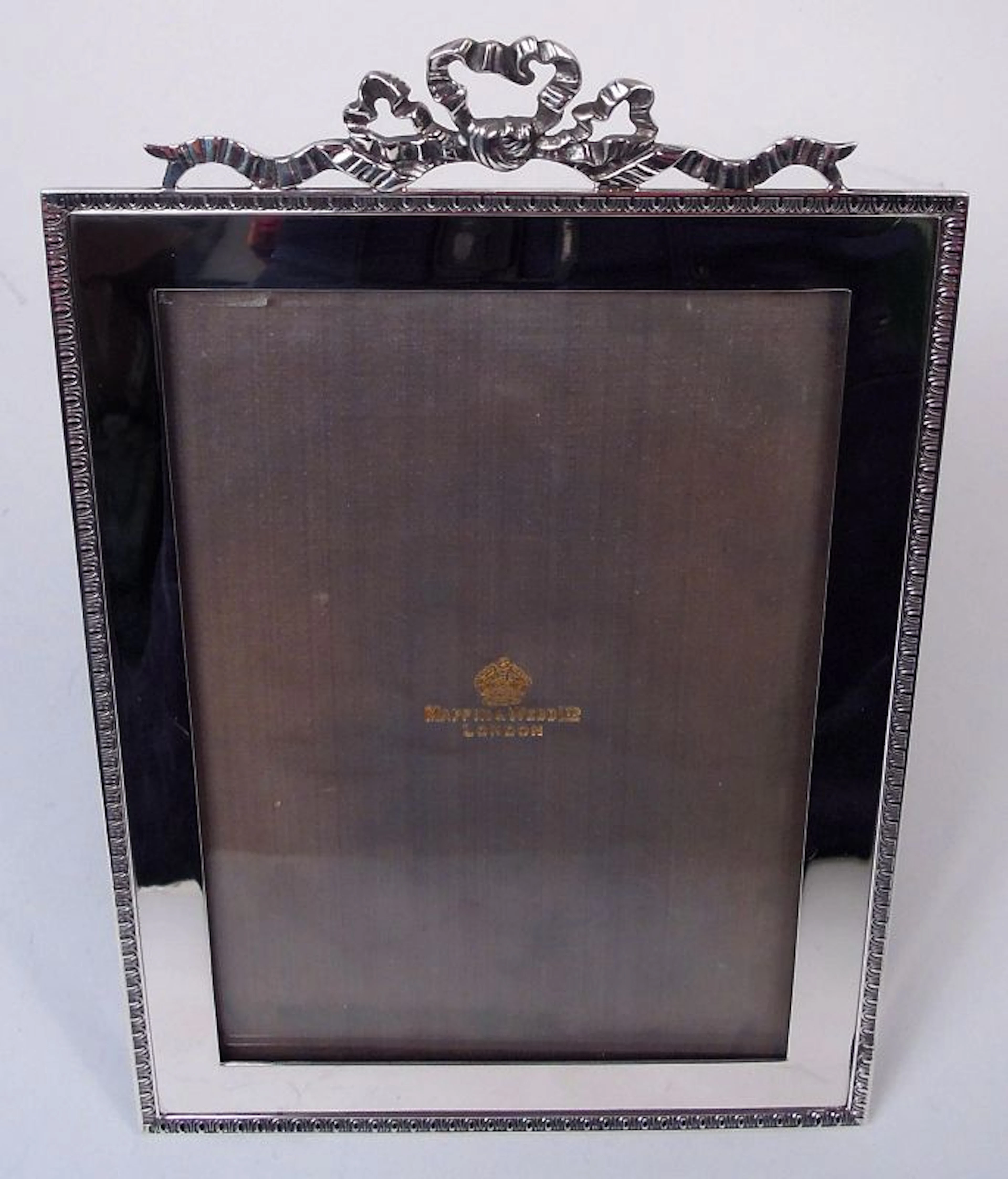 English Edwardian Regency Sterling Silver Picture Frame 1911