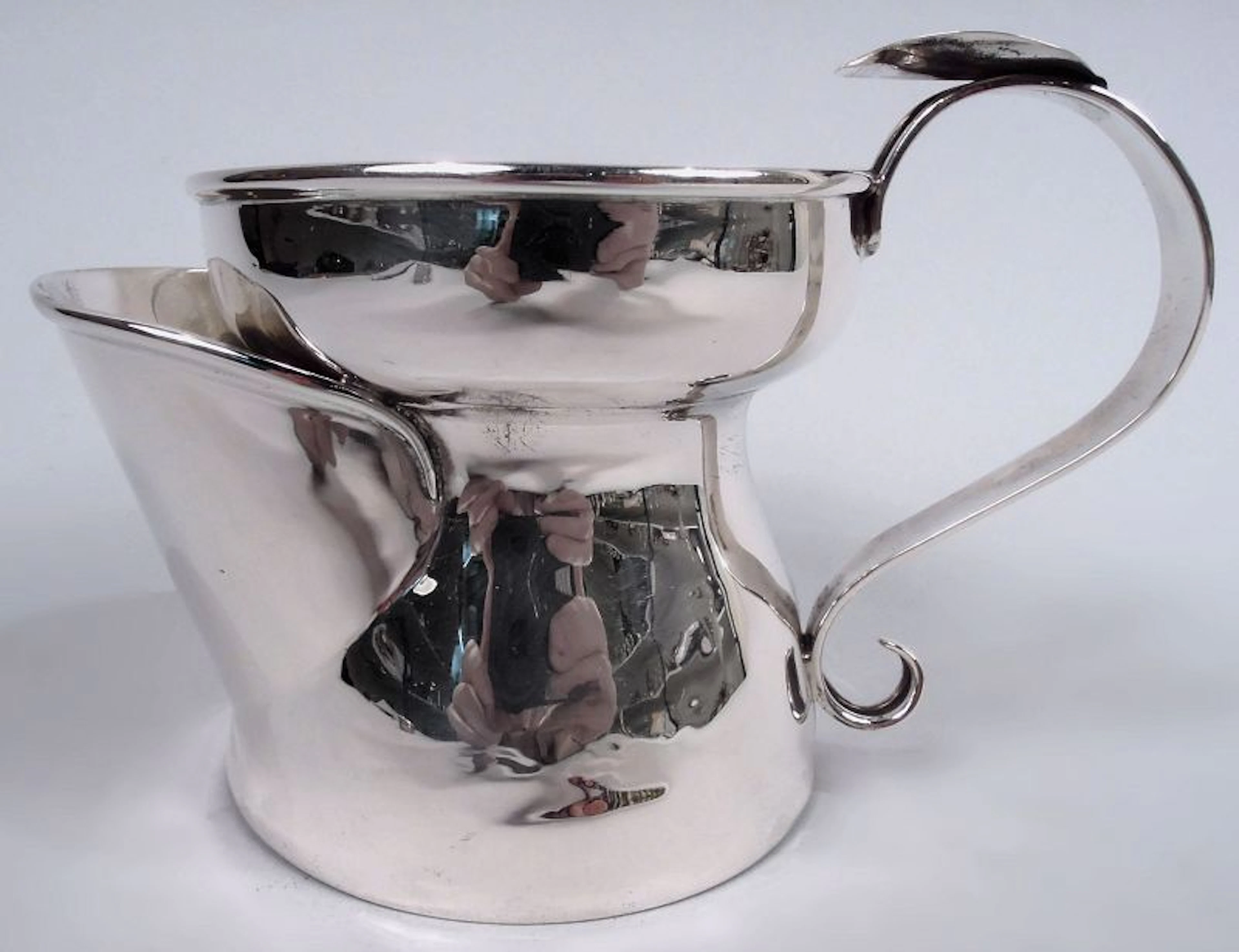 Antique English Edwardian Sterling Silver Shaving Mug 1908