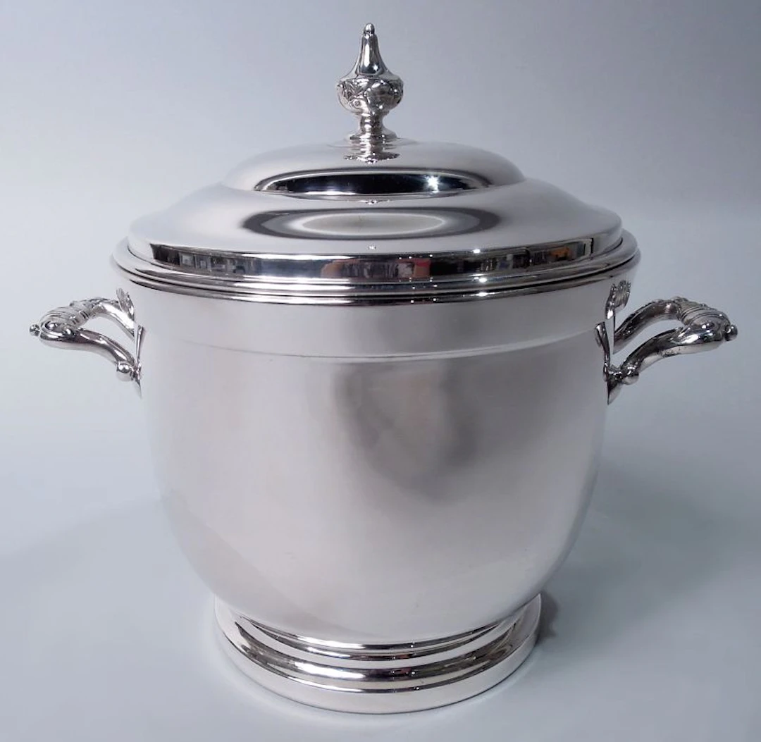 American Midcentury Modern Sterling Silver Ice Bucket