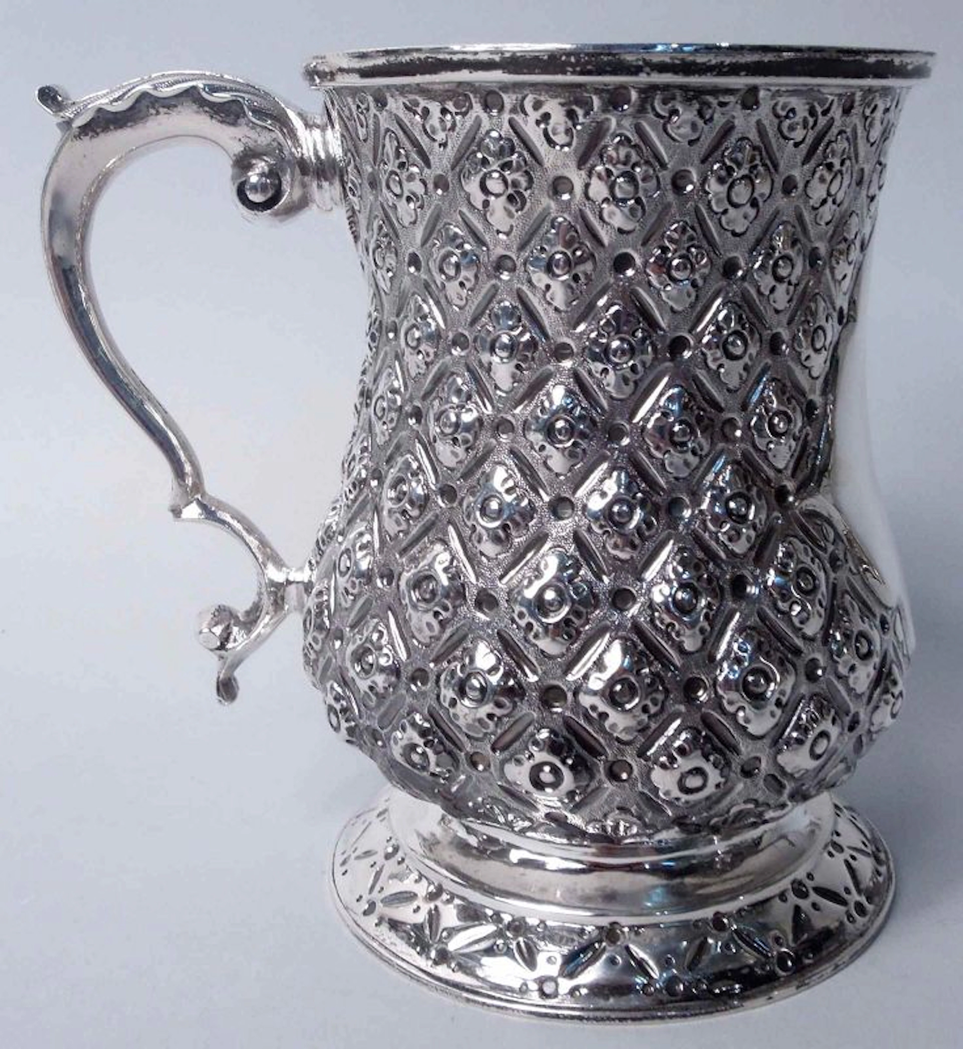Antique Victorian Georgian Sterling Silver Cann 1862