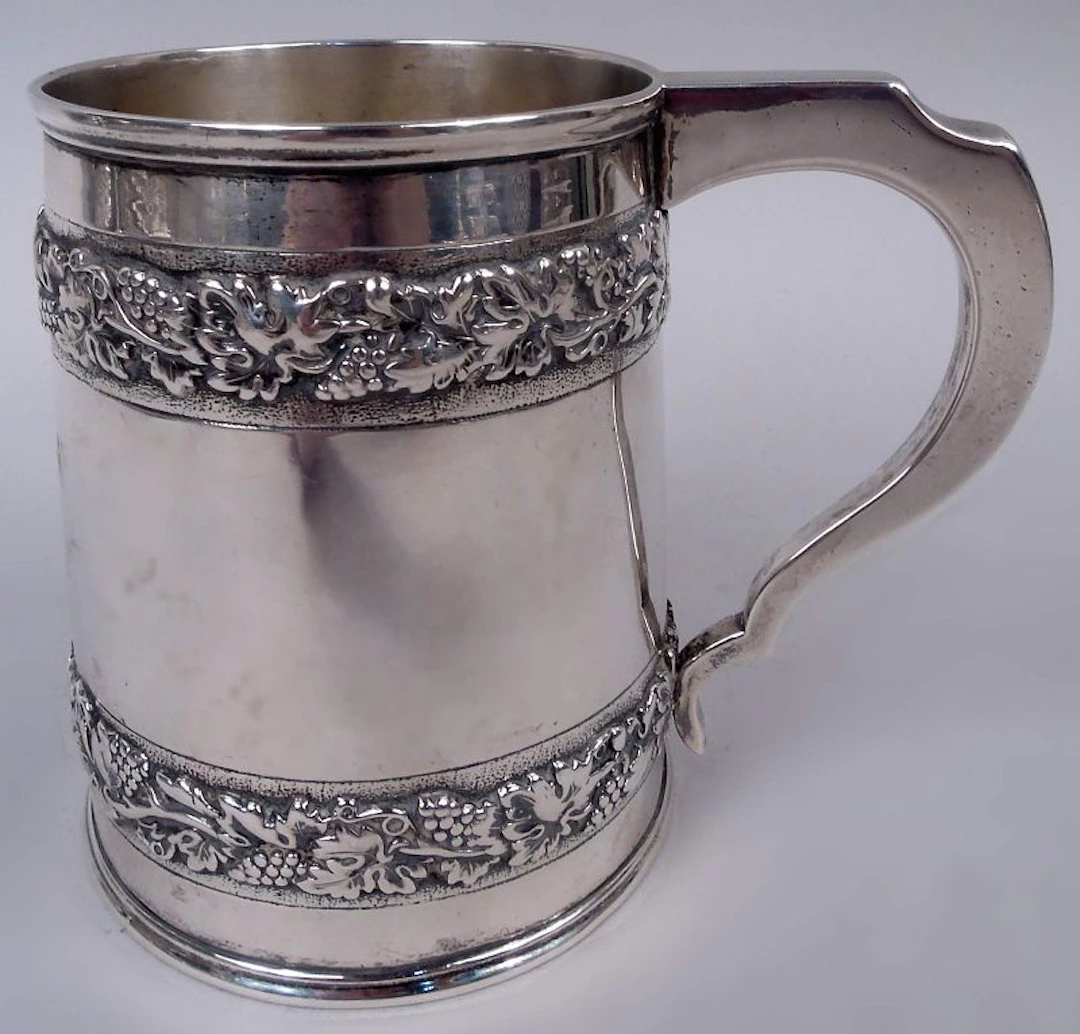 Emes & Barnard English Georgian Sterling Silver Cann Mug 1810
