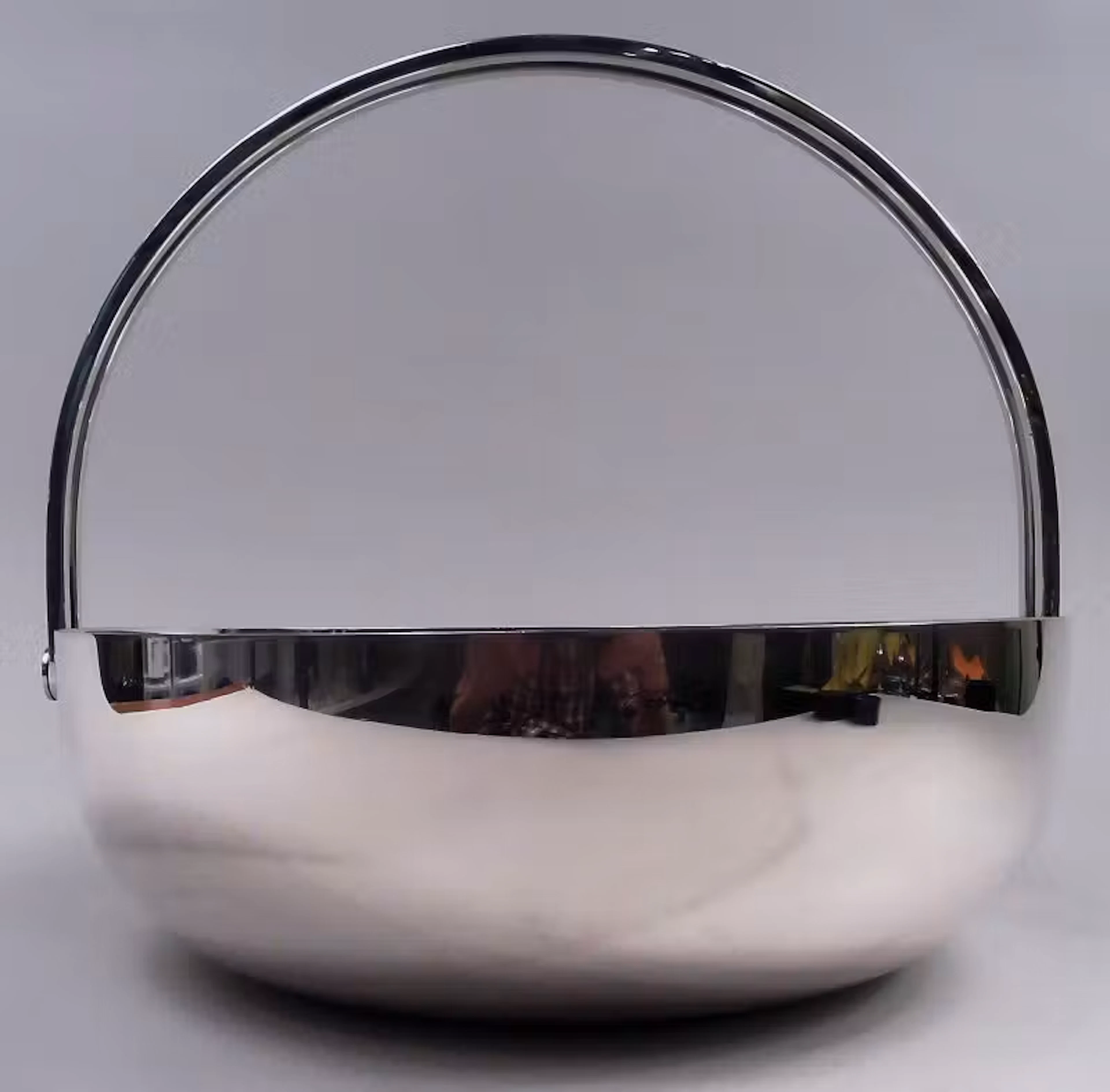 Tiffany 1980s Big & Bold Sterling Silver Basket