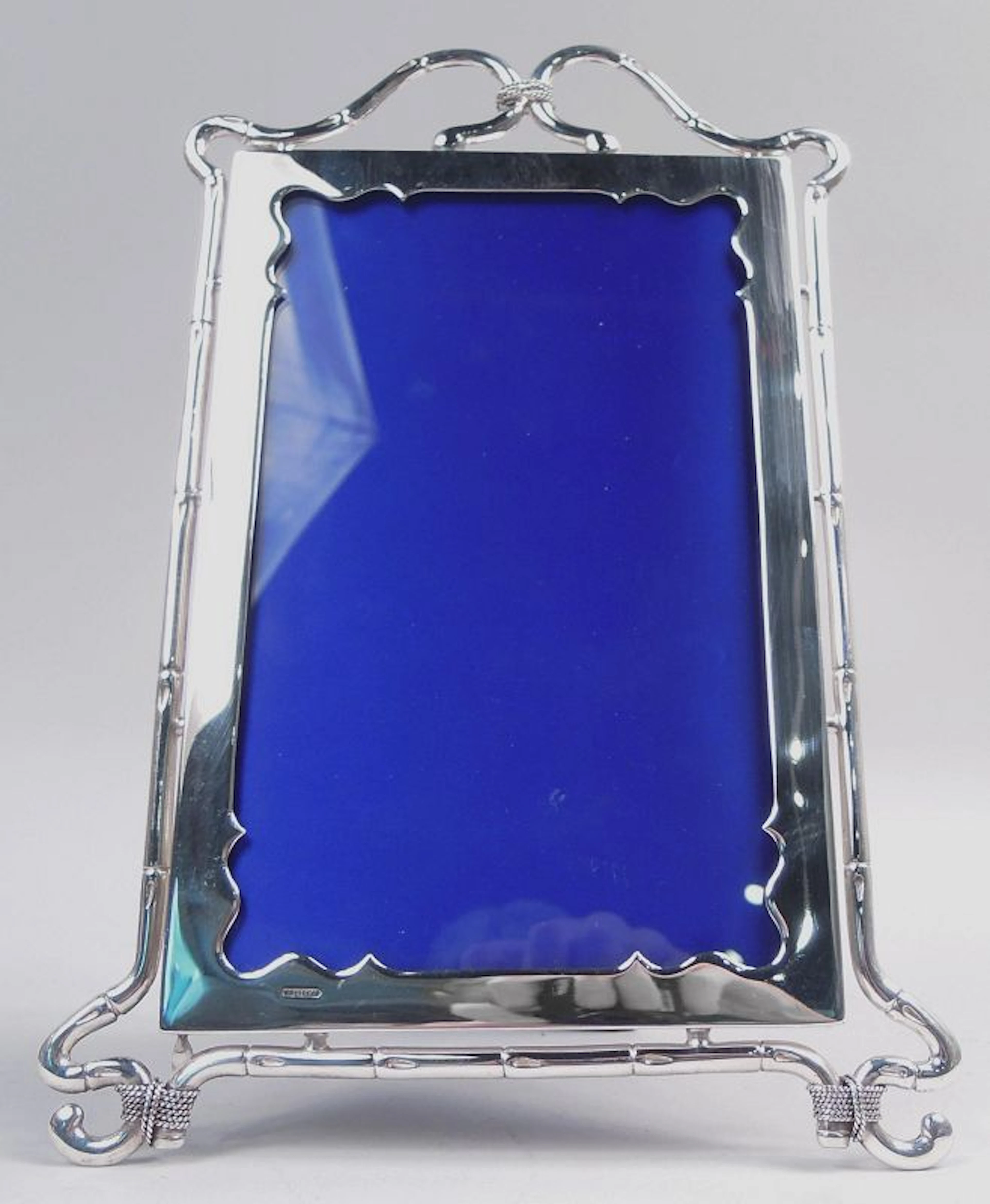 Antique English Edwardian Classical Sterling Silver Picture Frame 1902