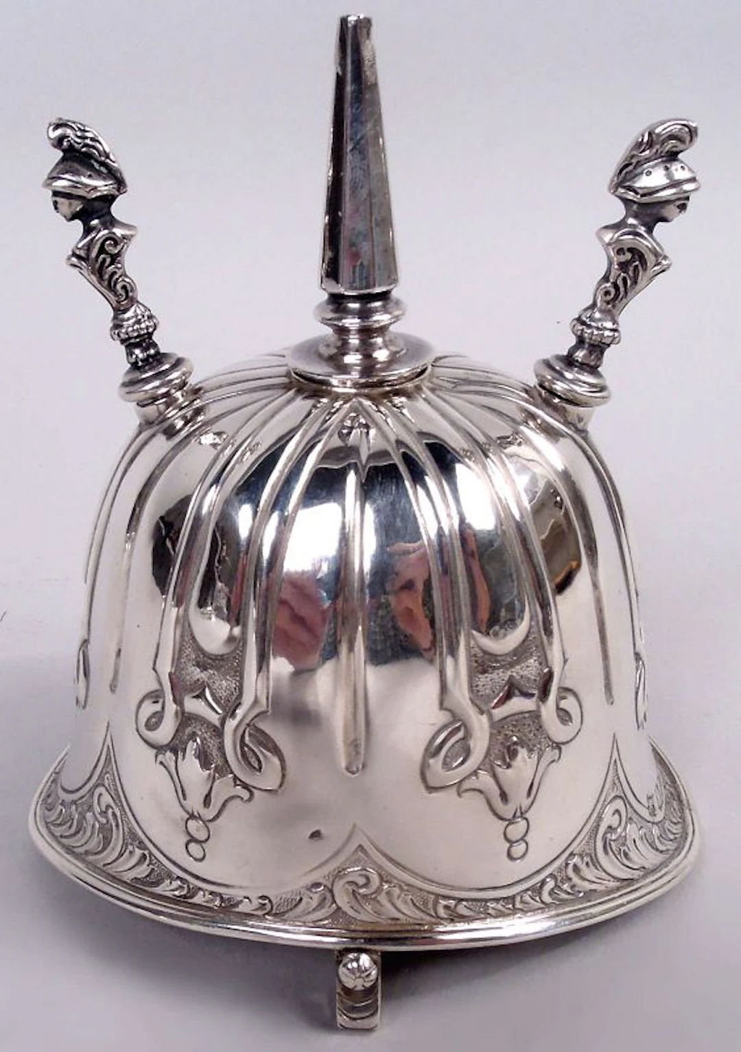 Antique English Victorian Ode-to-Empire Pith Helmet Cigar Lighter 1900