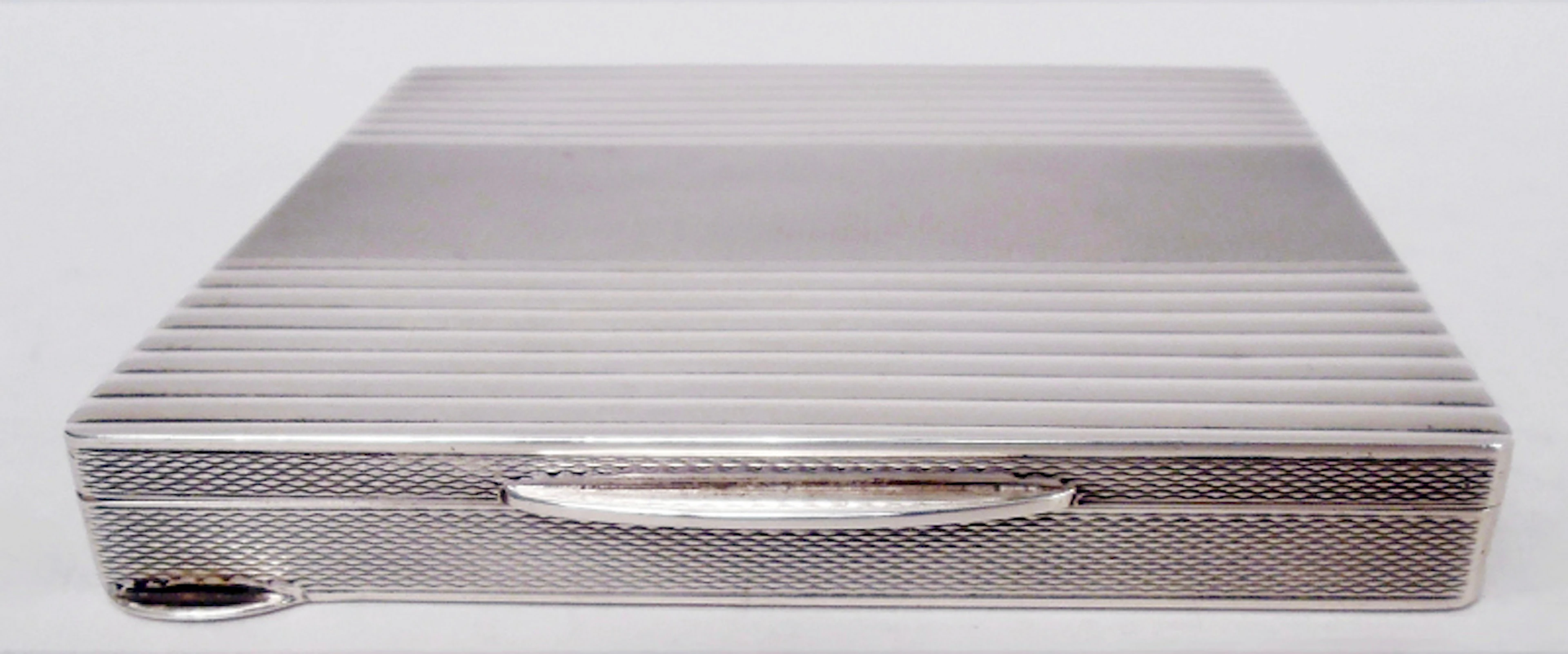 Antique Austrian Art Deco Silver Cigarette Case