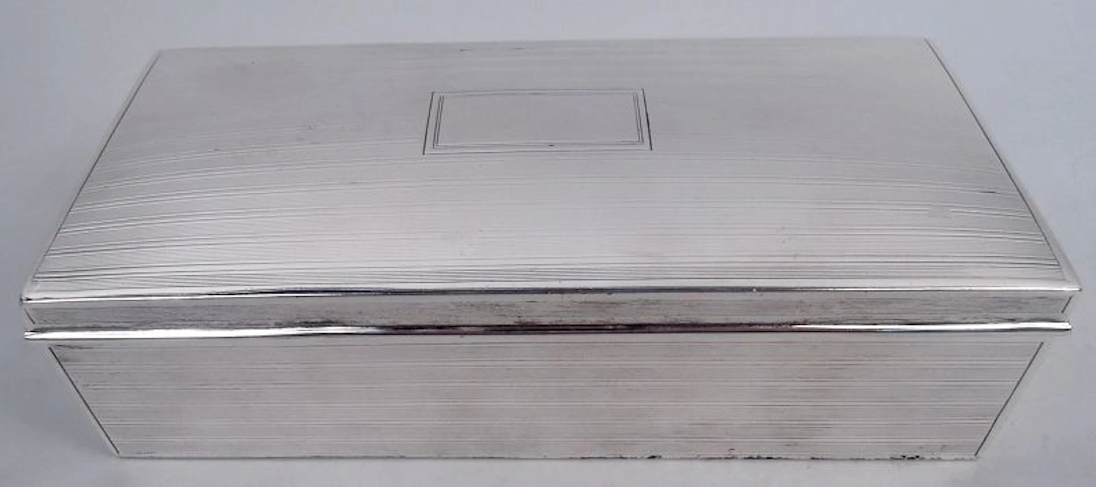 Antique Tiffany Art Deco Sterling Silver Box
