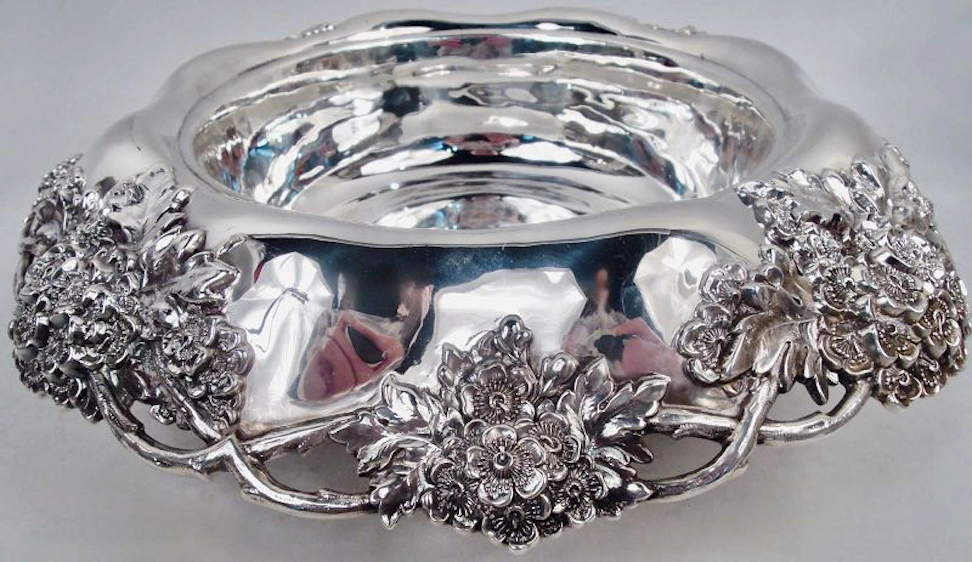 Antique Tiffany Art Nouveau Sterling Silver Bowl