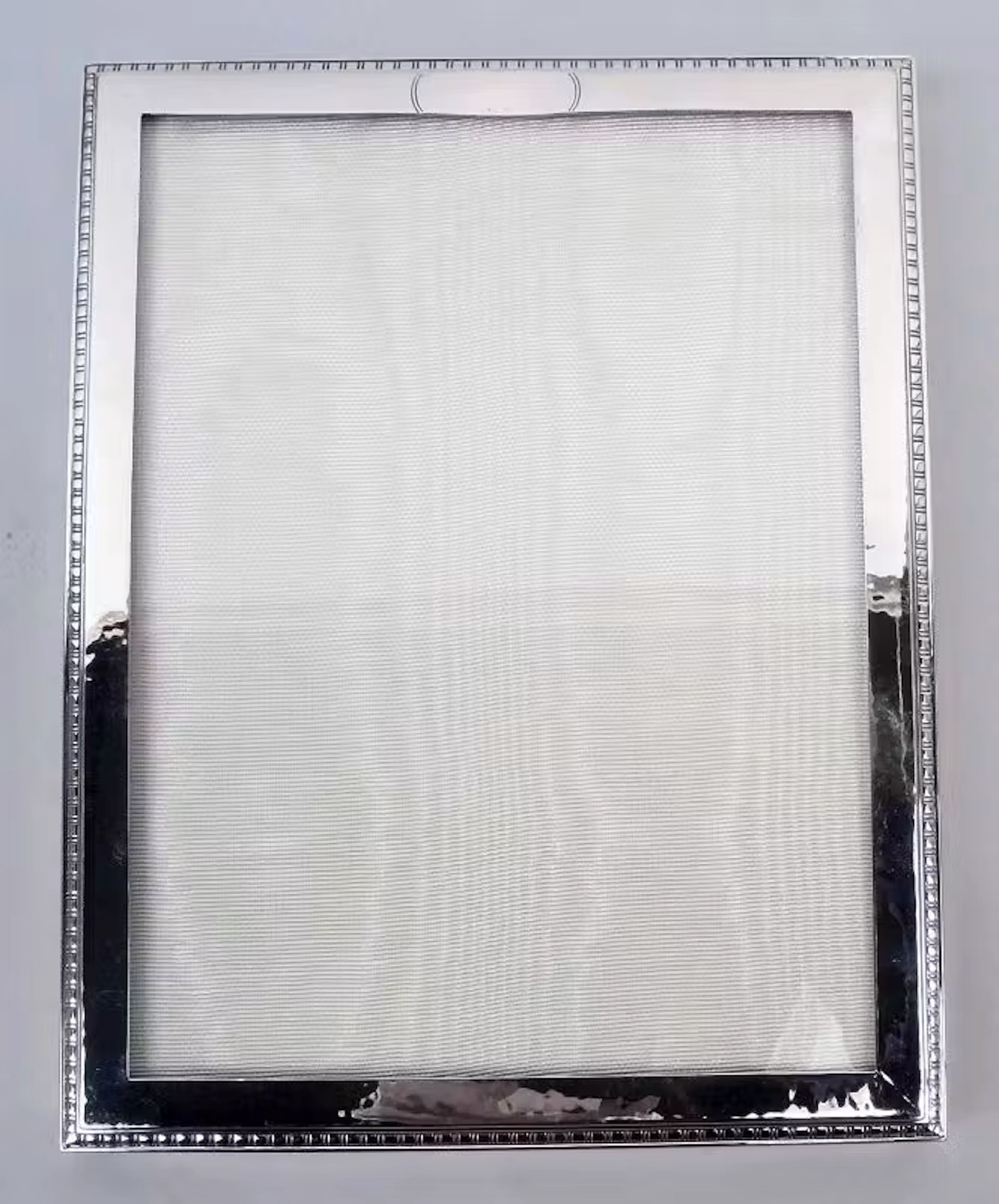 Antique American Edwardian Classical Sterling Silver Picture Frame