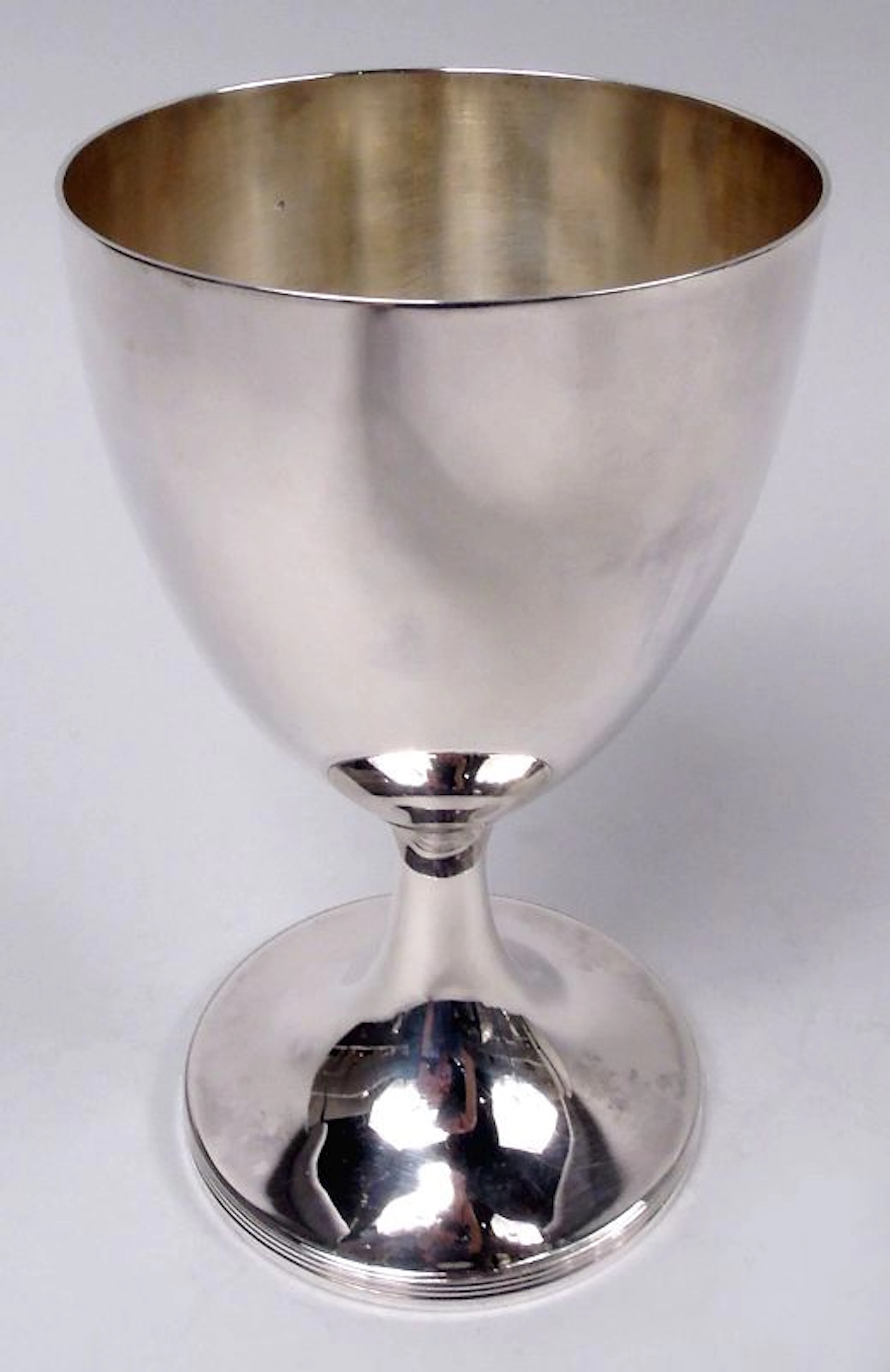 English Georgian Neoclassical Sterling Silver Goblet 1804