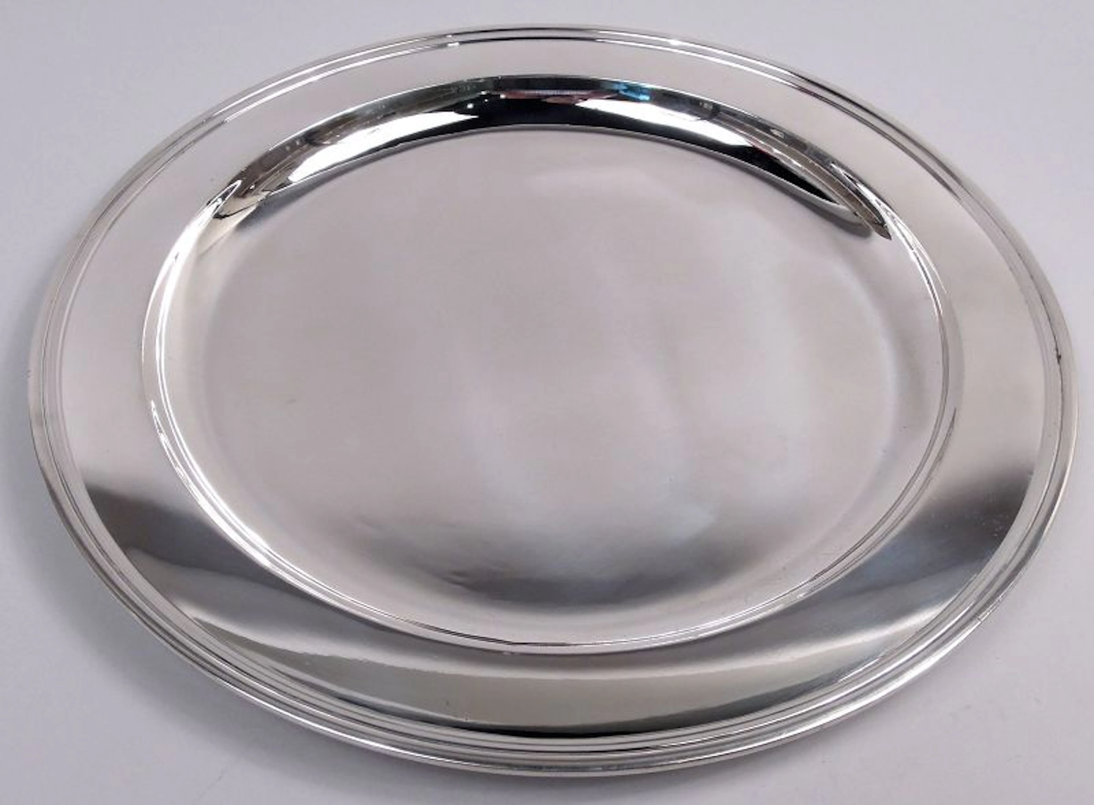 Tiffany American Modern Deep and Heavy Sterling Silver 13-Inch Tray