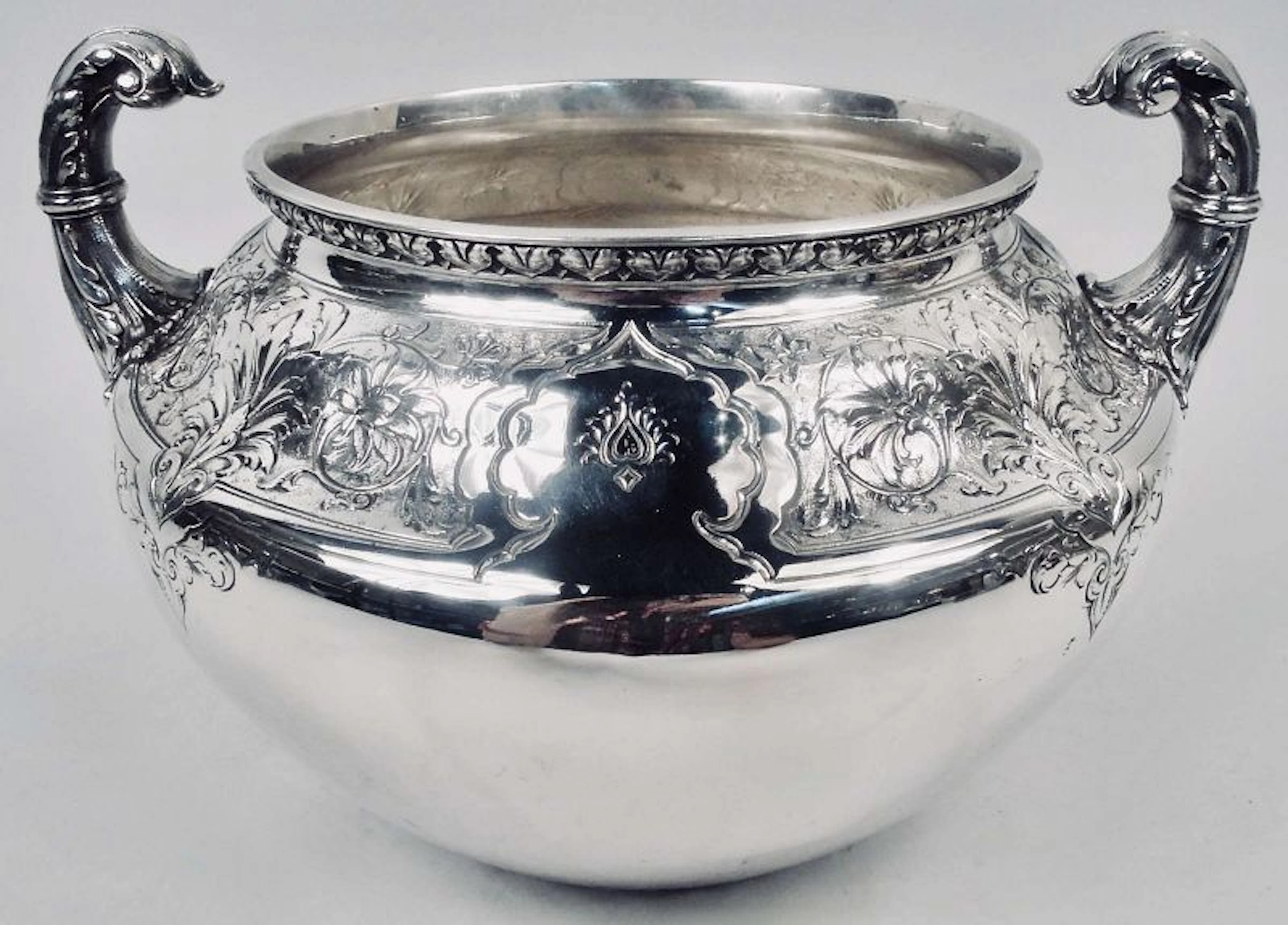 Cartier American Edwardian Classical Sterling Silver Amphora Bowl