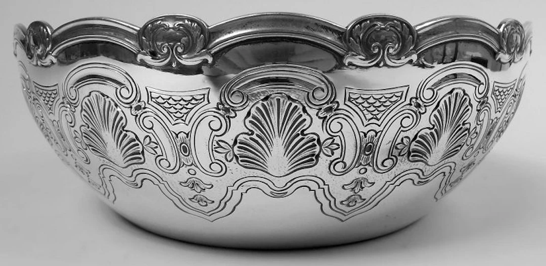 Antique Tiffany Edwardian Classical Sterling Silver Bowl