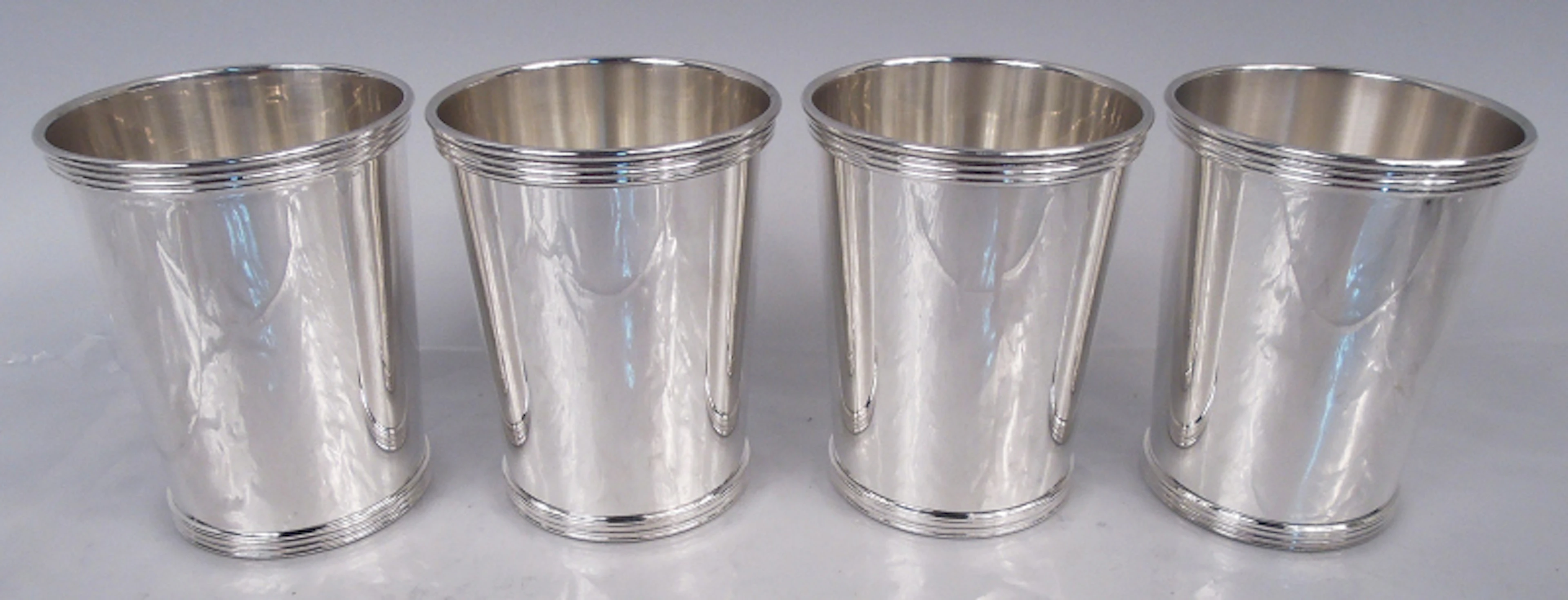 Set of 4 International Traditional Sterling Silver Mint Juleps